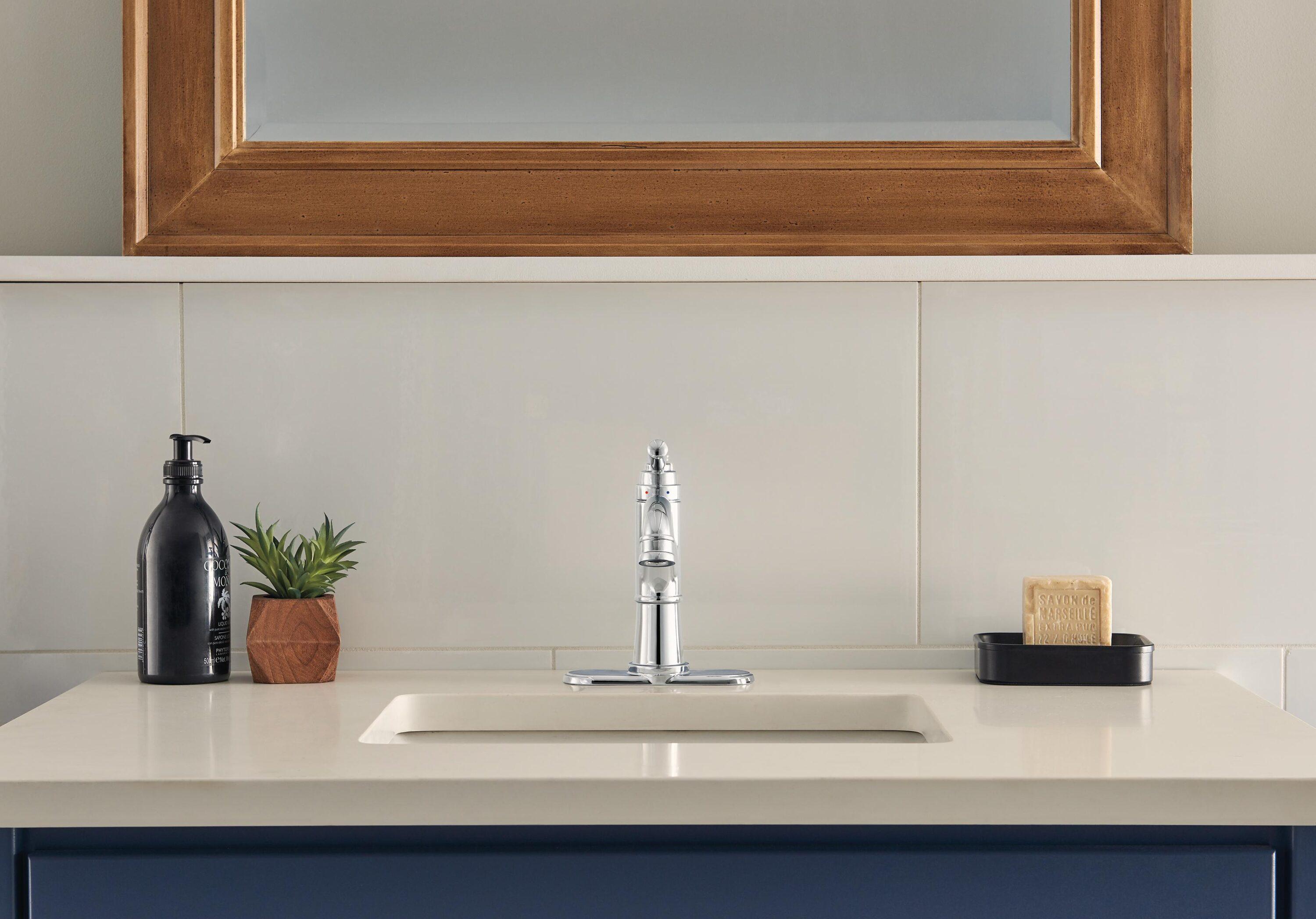 Westchester Single-Hole Bathroom Faucet with Drain Assembly