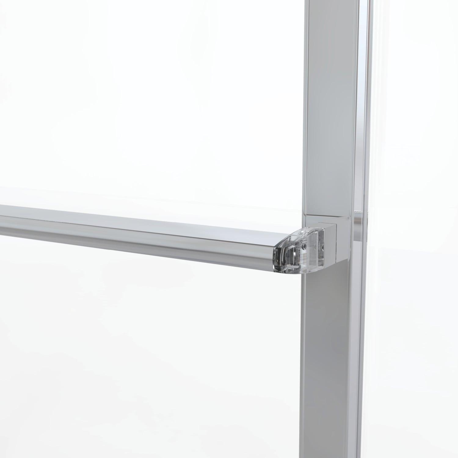 Deluxe 44" W x 68" H Frameless Shower Door