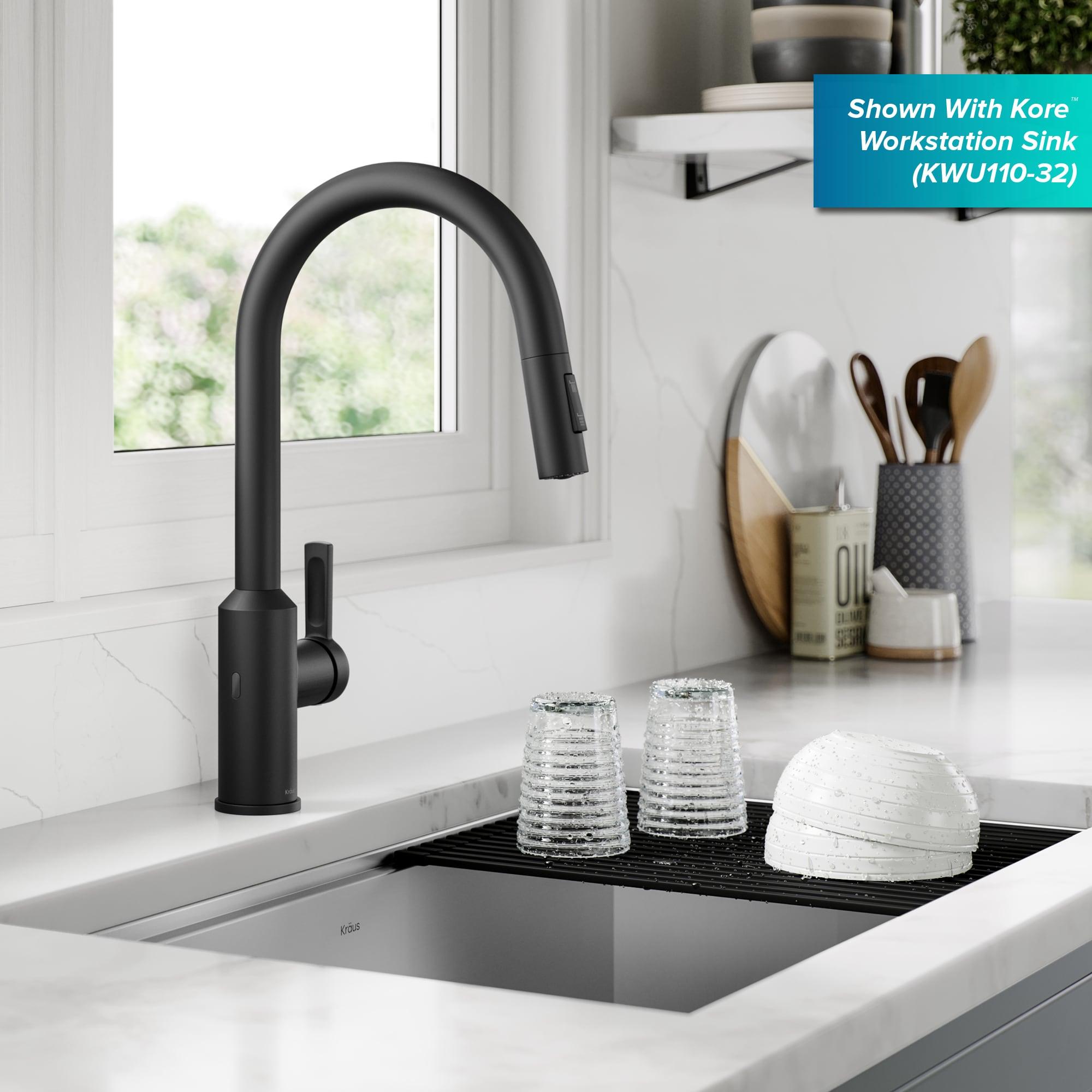 KRAUS Oletto Touchless Sensor Pull-Down Single Handle Kitchen Faucet