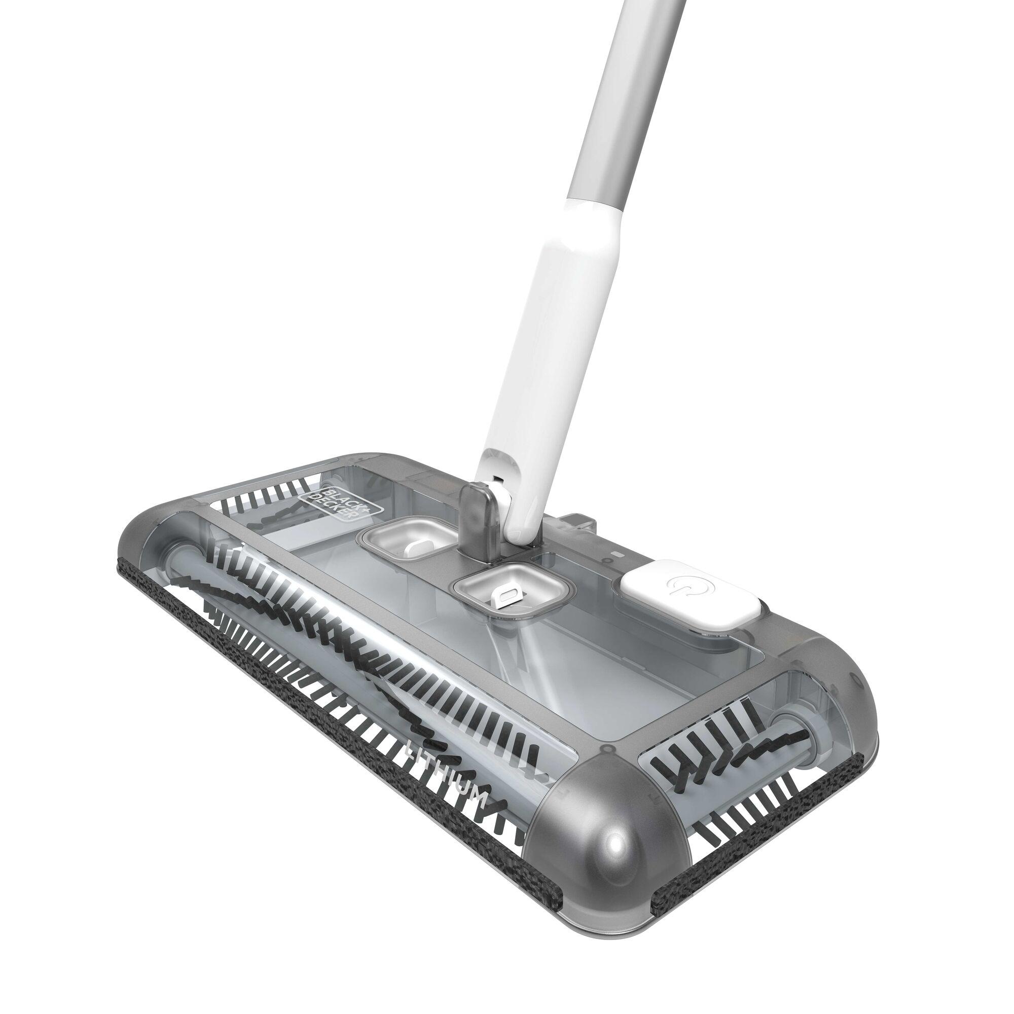 BLACK+DECKER Floor Sweeper, 50 Minutes Runtime, Powder White