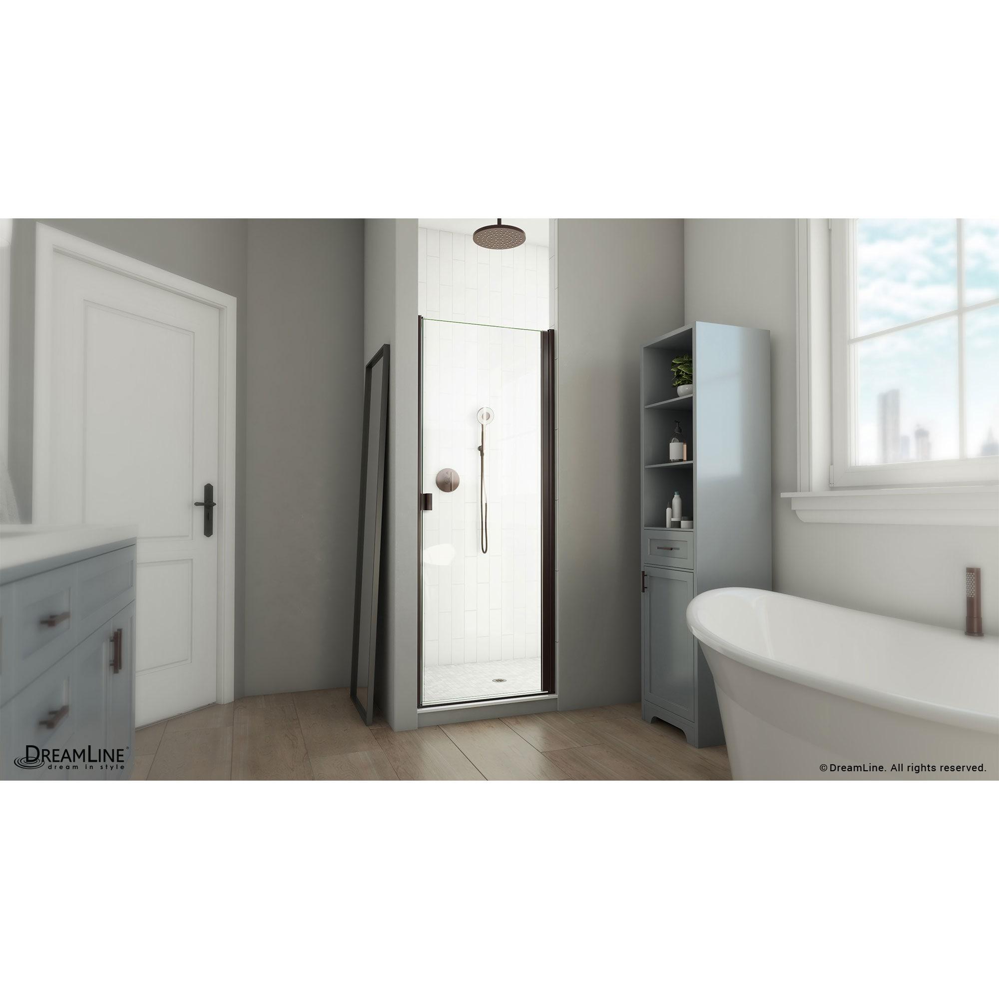 Alliance Swing BG 28” W x 66” Semi-Frameless Shower Door