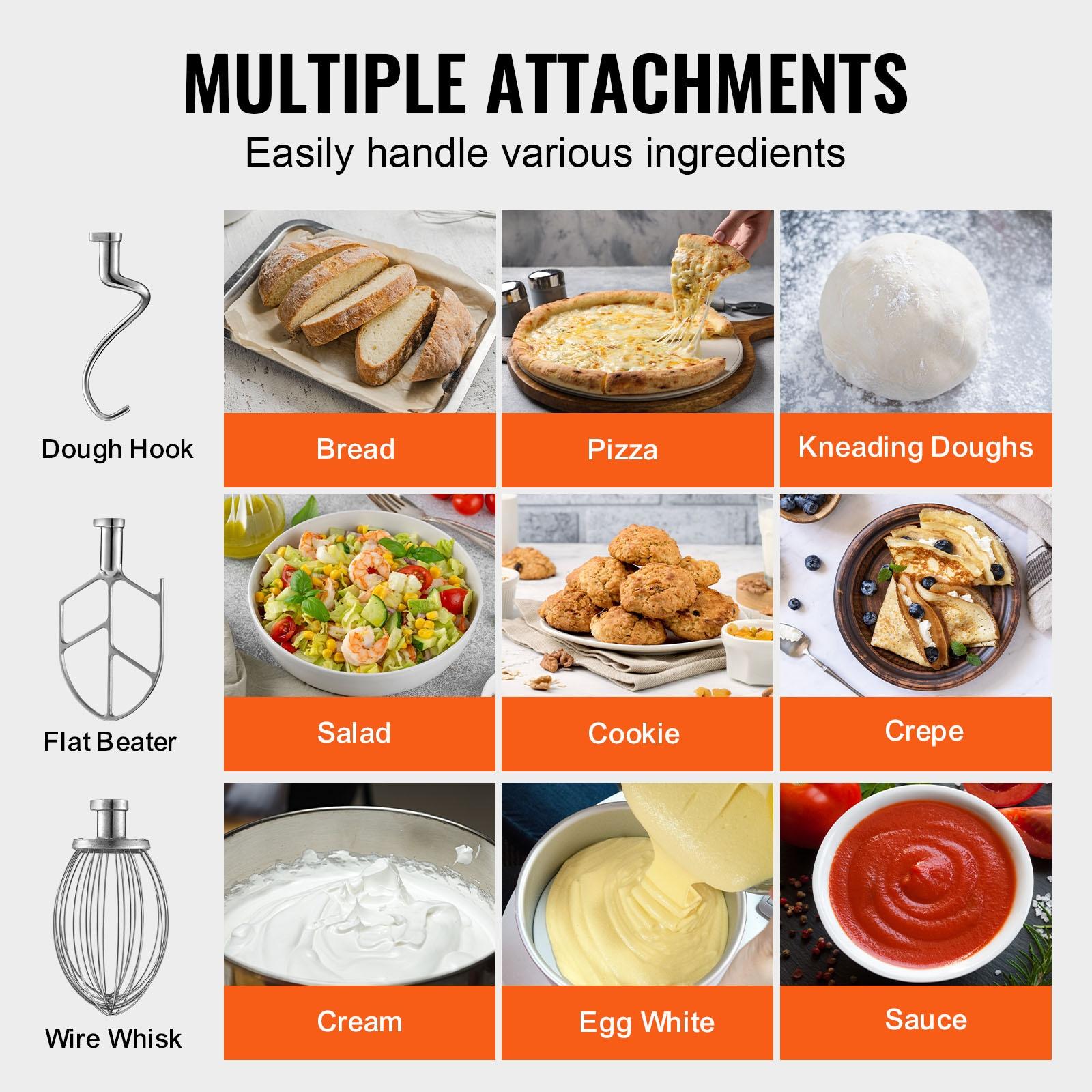 VEVOR 10 Quarts Stand Mixer Beater Mixer Accessory