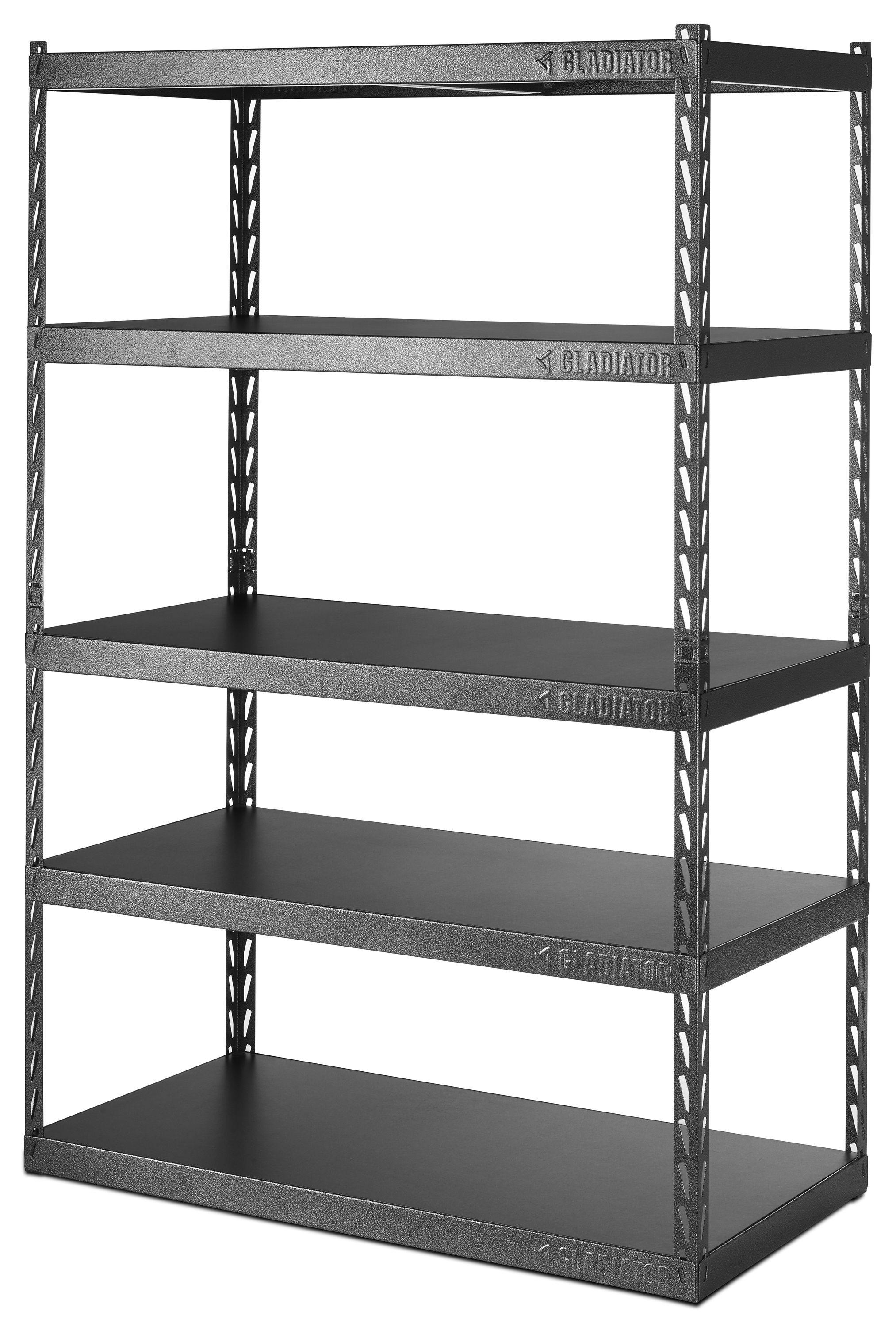 Gladiator® 48" Wide EZ Connect Rack With Five Deep Shelves