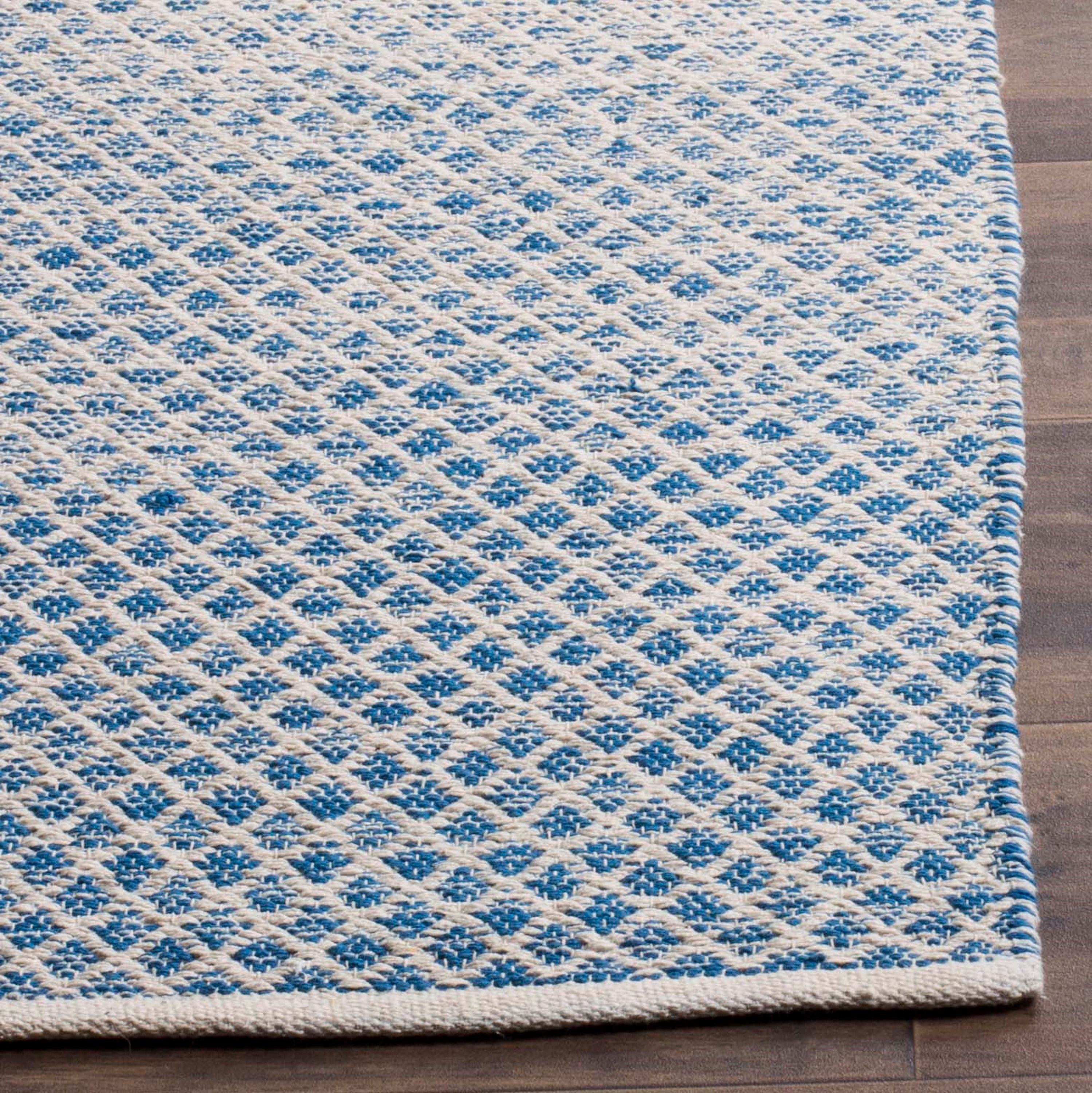 Montauk MTK601 Hand Woven Indoor Area Rug - Blue/Ivory - 6'x9' - Safavieh.