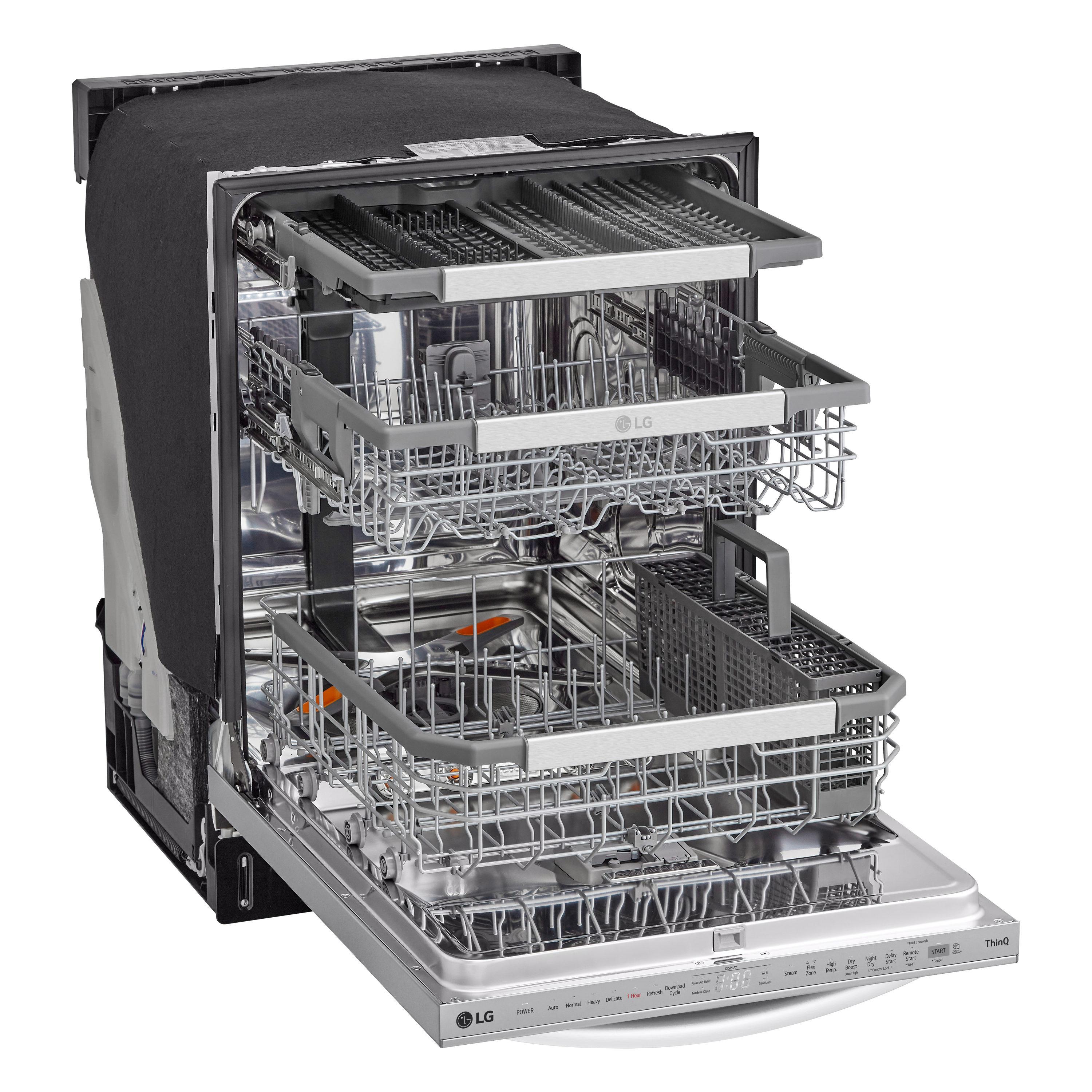 LG LDTH7972S 42 dBA Stainless Steel Top Control Smart Dishwasher