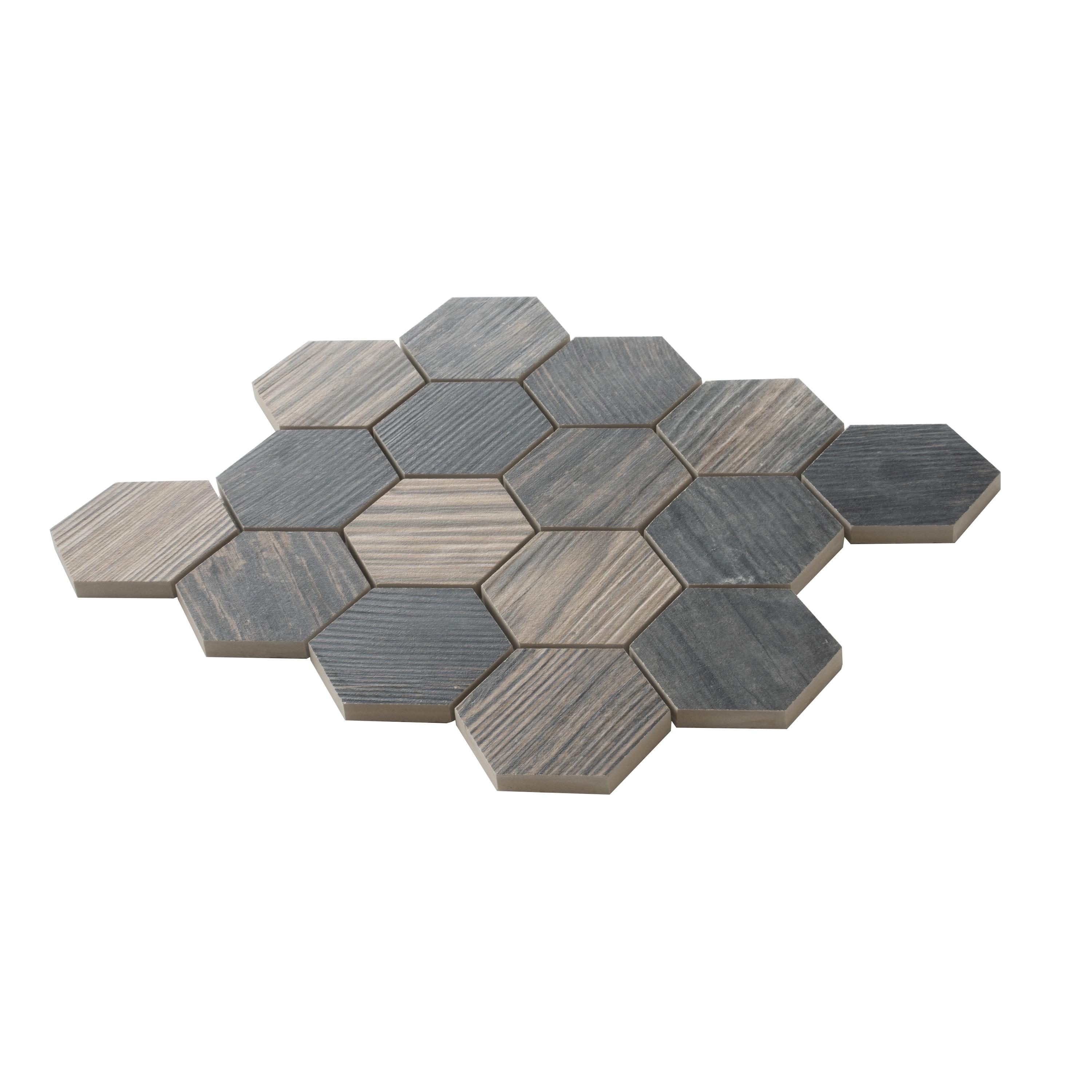 Apollo Tile  5 pack 9.8-in W x 11.8-in L Matte Ceramic Wall and Floor Mosaic Tile (4.015 Sq ft/case)