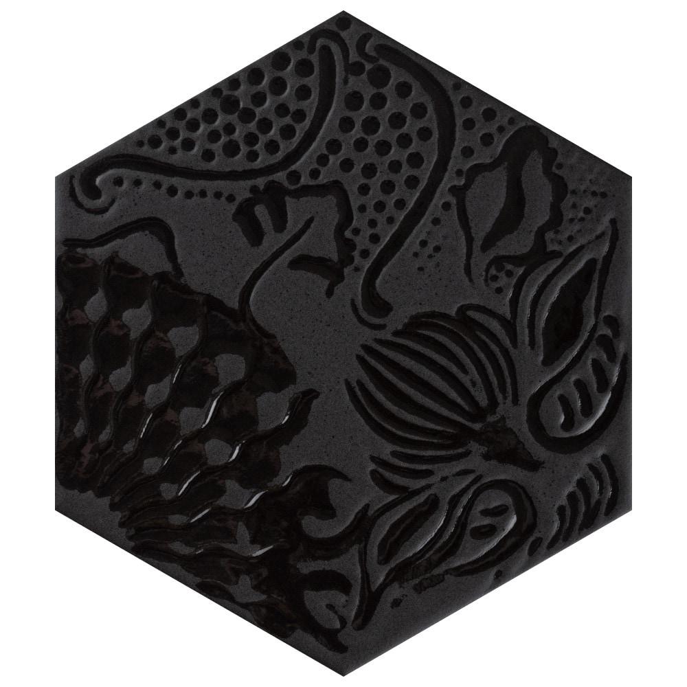 Gaudi Hex 9" x 10" Porcelain Patterned Wall & Floor Tile