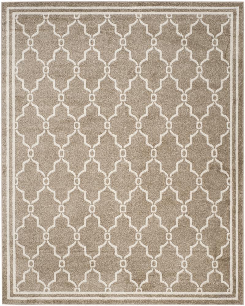 Amherst AMT414 Power Loomed Indoor Area Rug - Wheat/Beige - 10'x14' - Safavieh