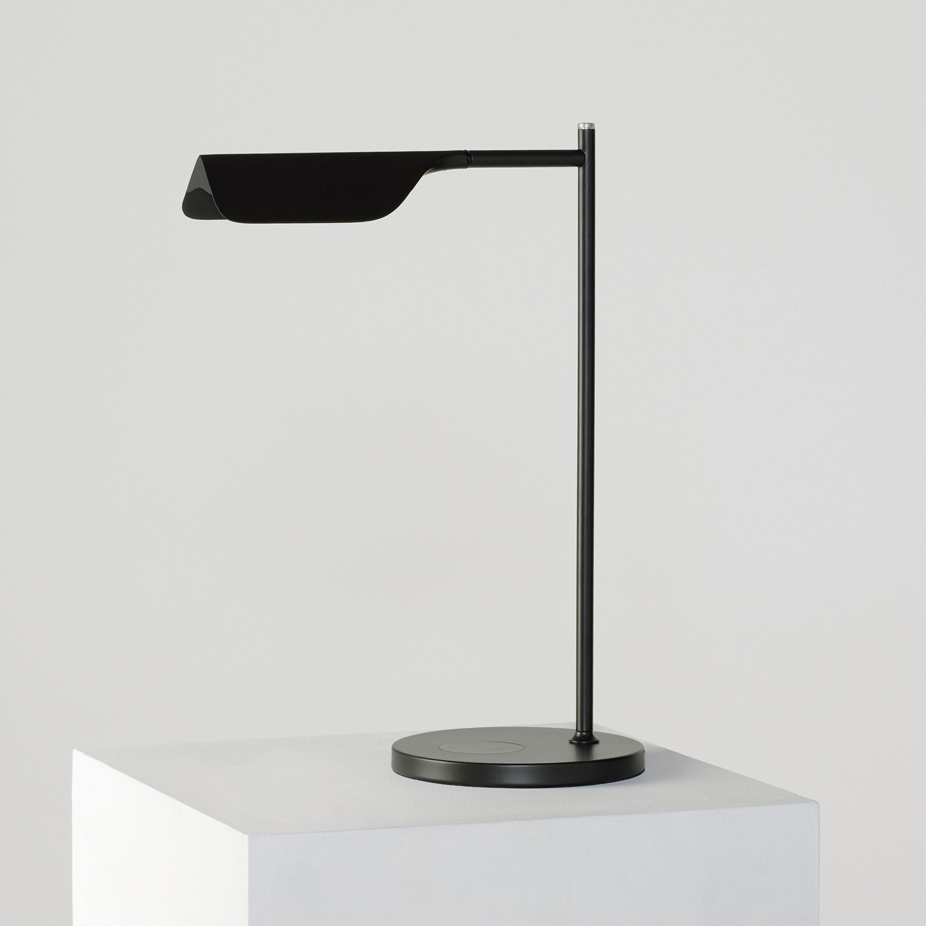 Brightech Leaf 16" Vintage LED Desk Lamp with Wireless Charging Pad, Adjustable Arm, and 3-Way Dimming