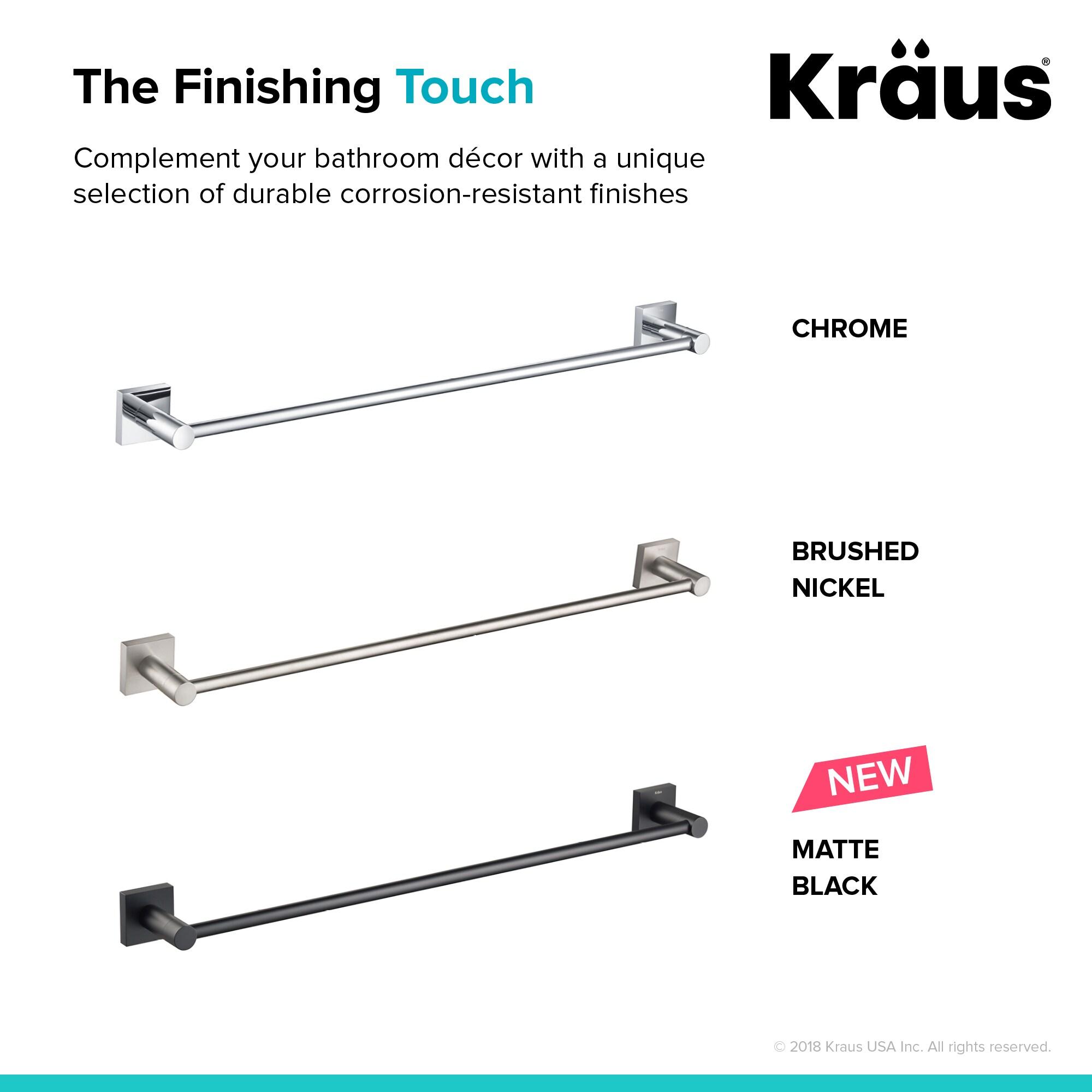 Ventus 25.38" Wall Mounted Towel Bar