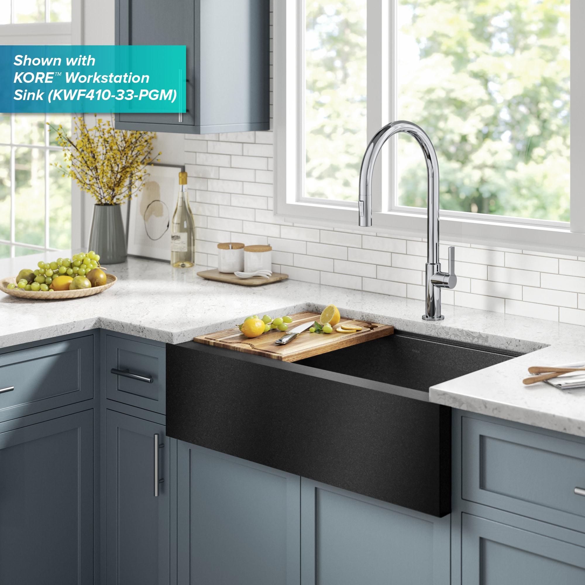 Oletto Pull Down Single Handle Kitchen Faucet