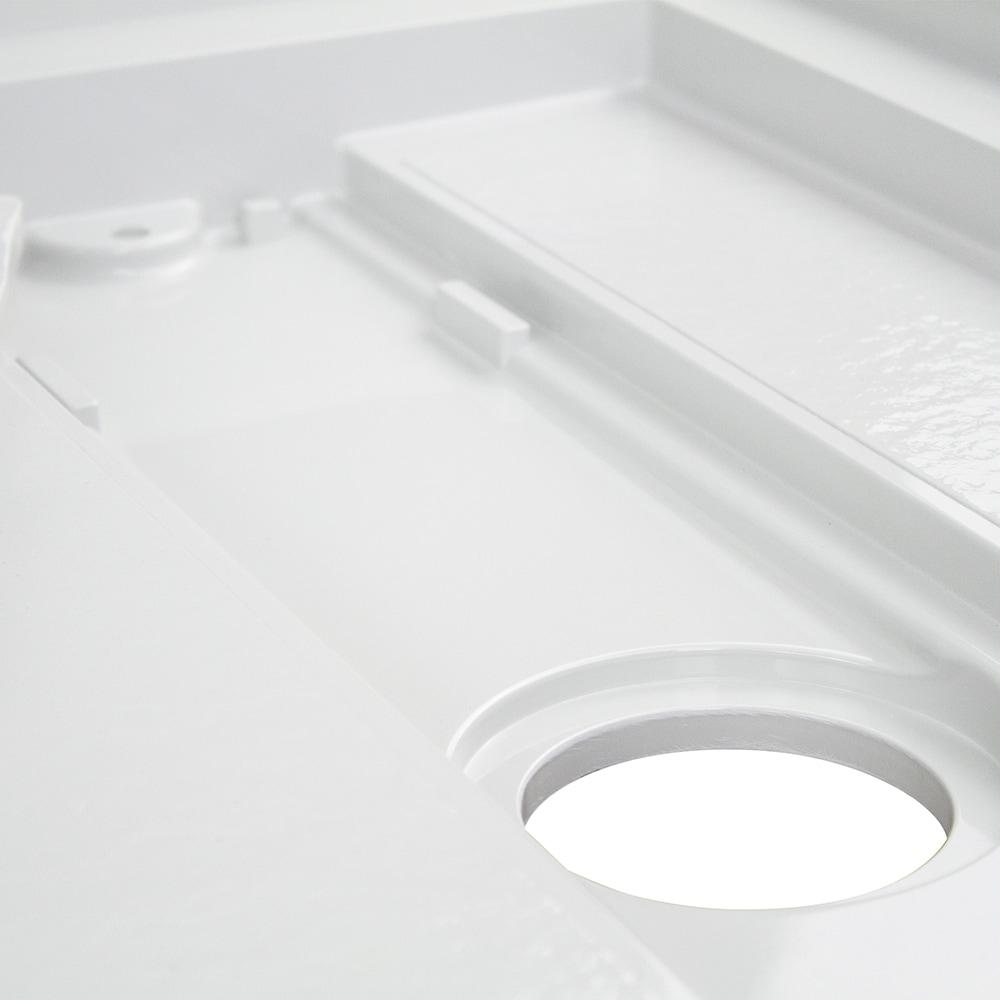 Transolid FLU6032L-31 60'' W 32'' D Rectangular Single Shower Base