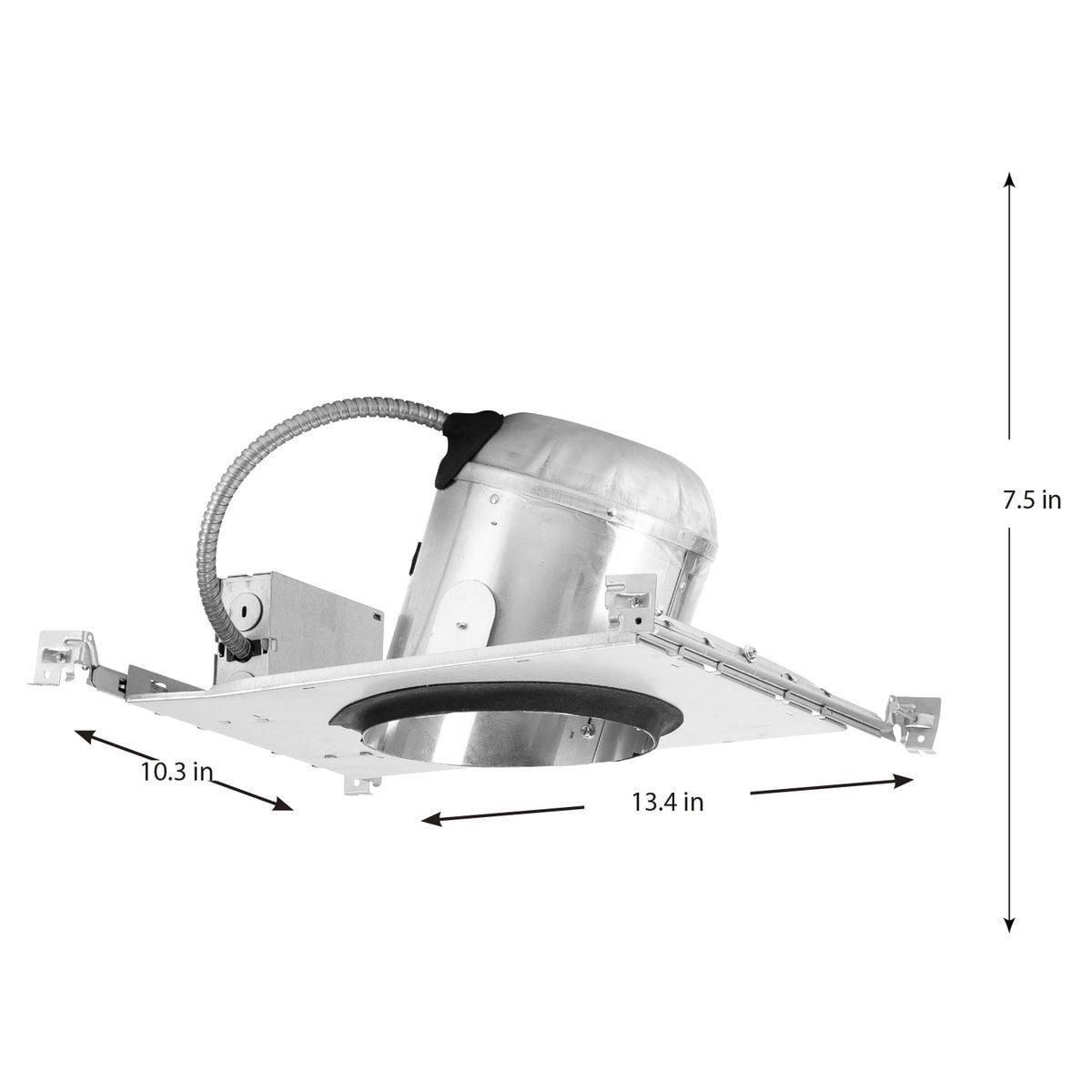 6" Steel Recessed Slope Ceiling Non-IC New Construction Housing For 6" Trim