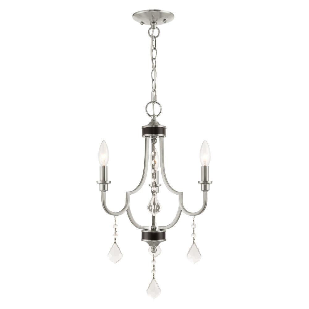Livex Lighting Glendale 3 - Light Chandelier in  Brushed Nickel