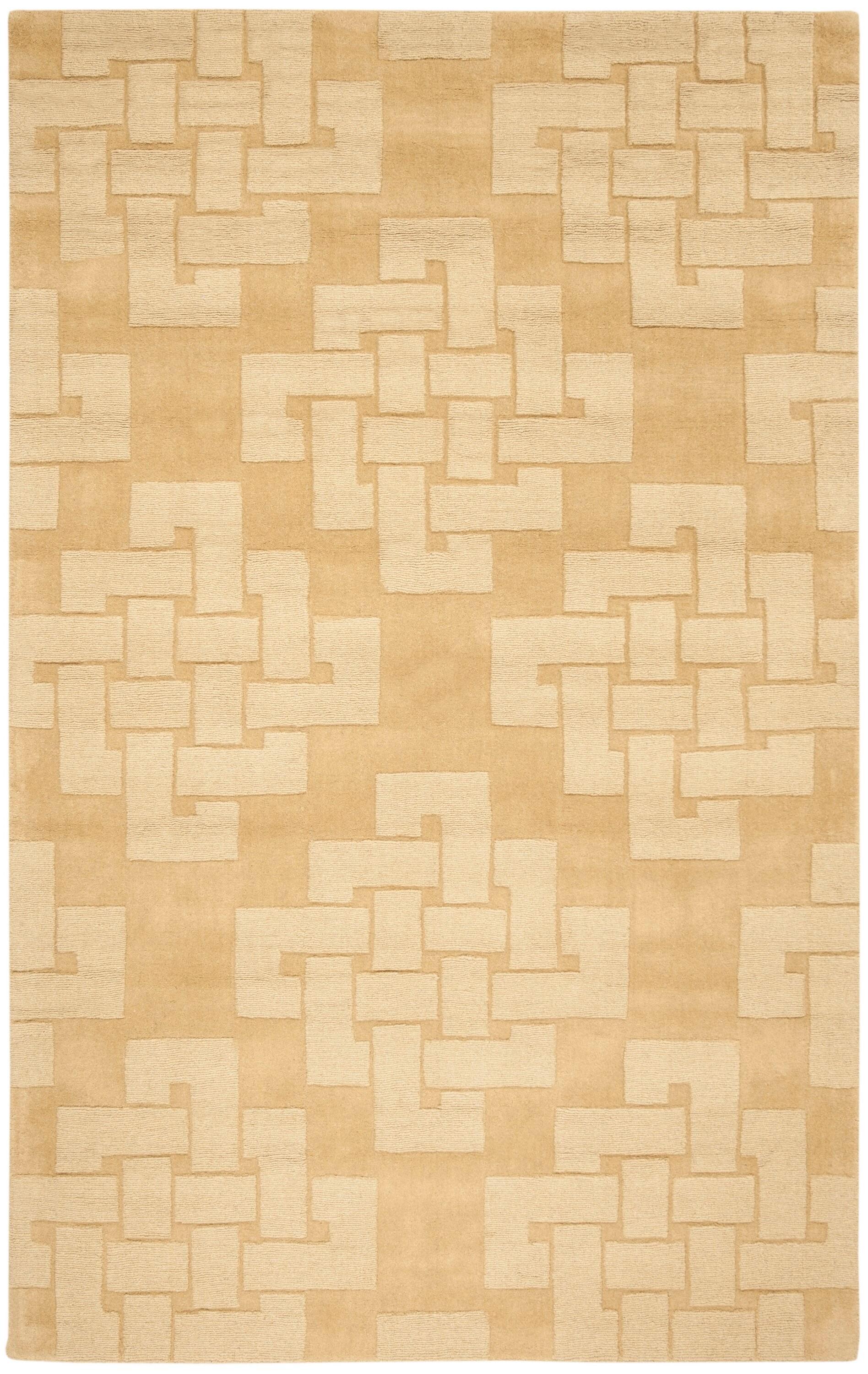 Martha Stewart Hand Tufted Wool Pile Geometric Rug