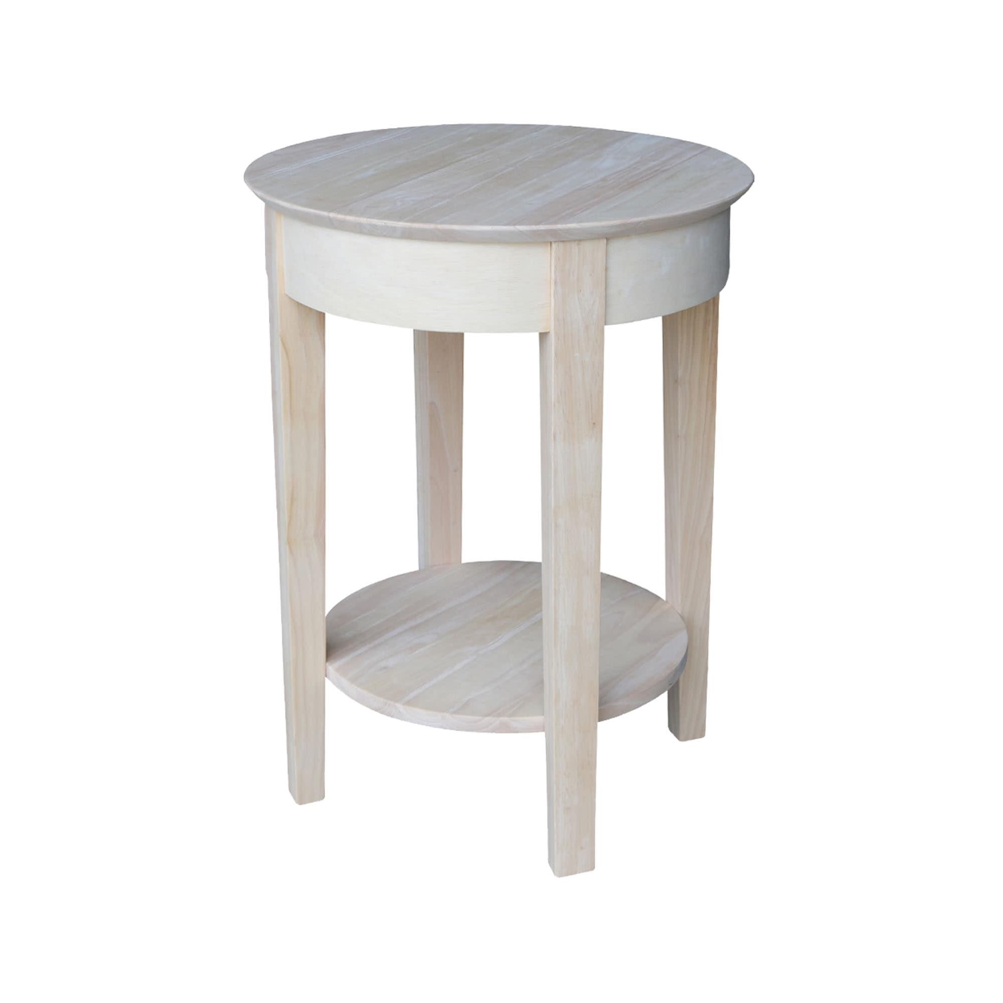 International Concepts Phillips Accent Table Includes Drawer