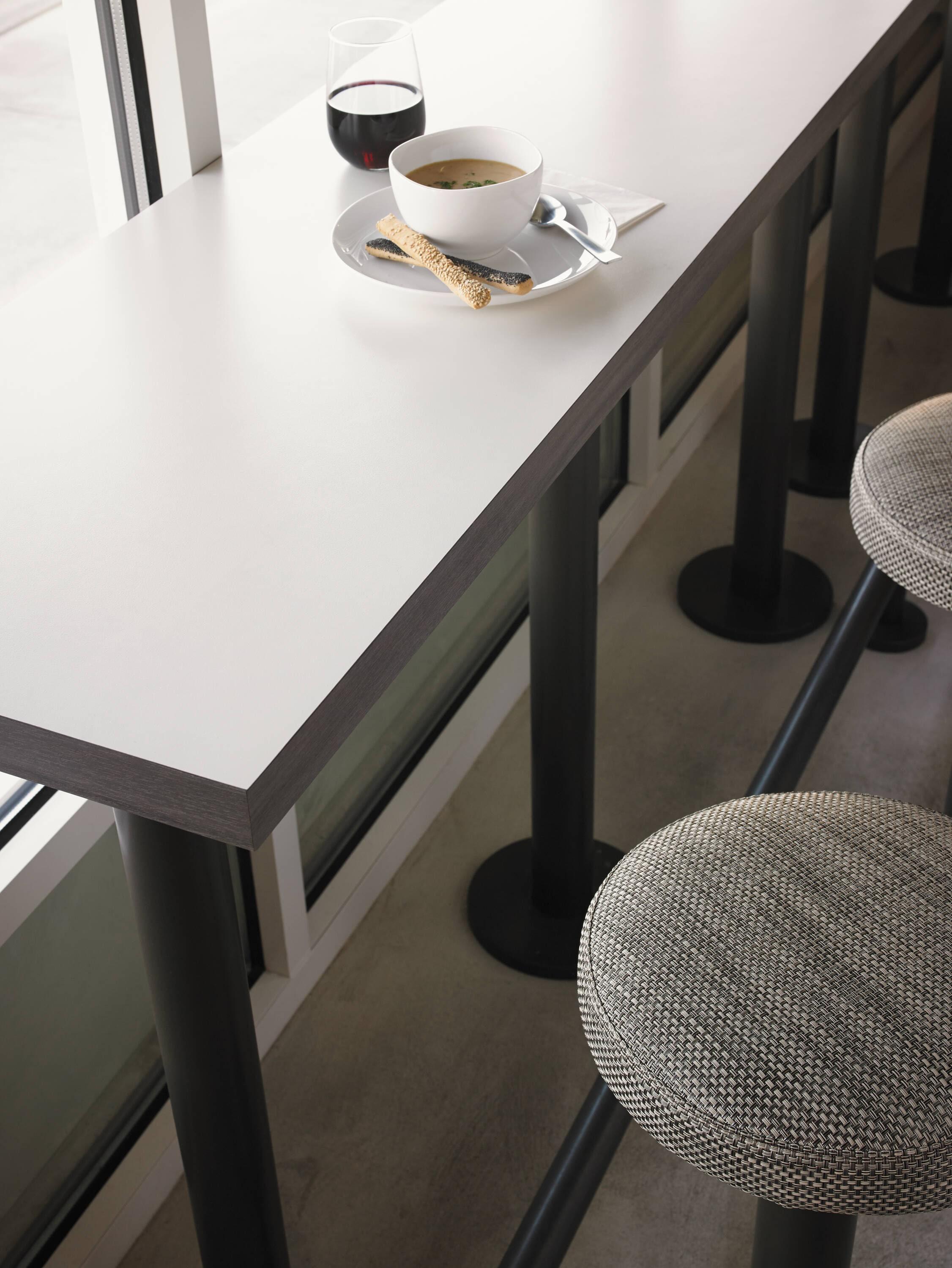 Formica Brand Laminate Solid colors 48.0-Inches W x 96.0-Inches L Mission White Matte Solid Kitchen Laminate Sheet