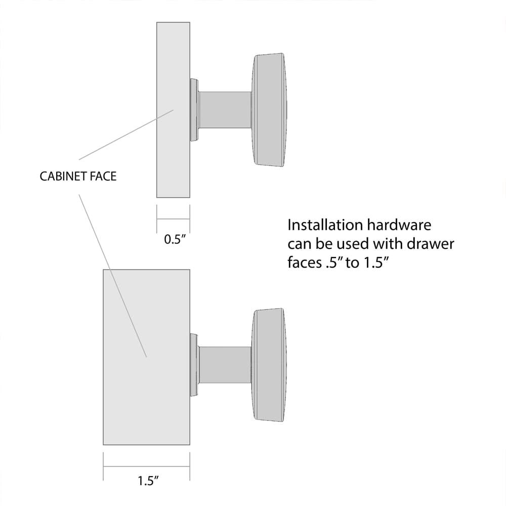 Belwith Keeler Anders 1.25" Diameter Round Knob