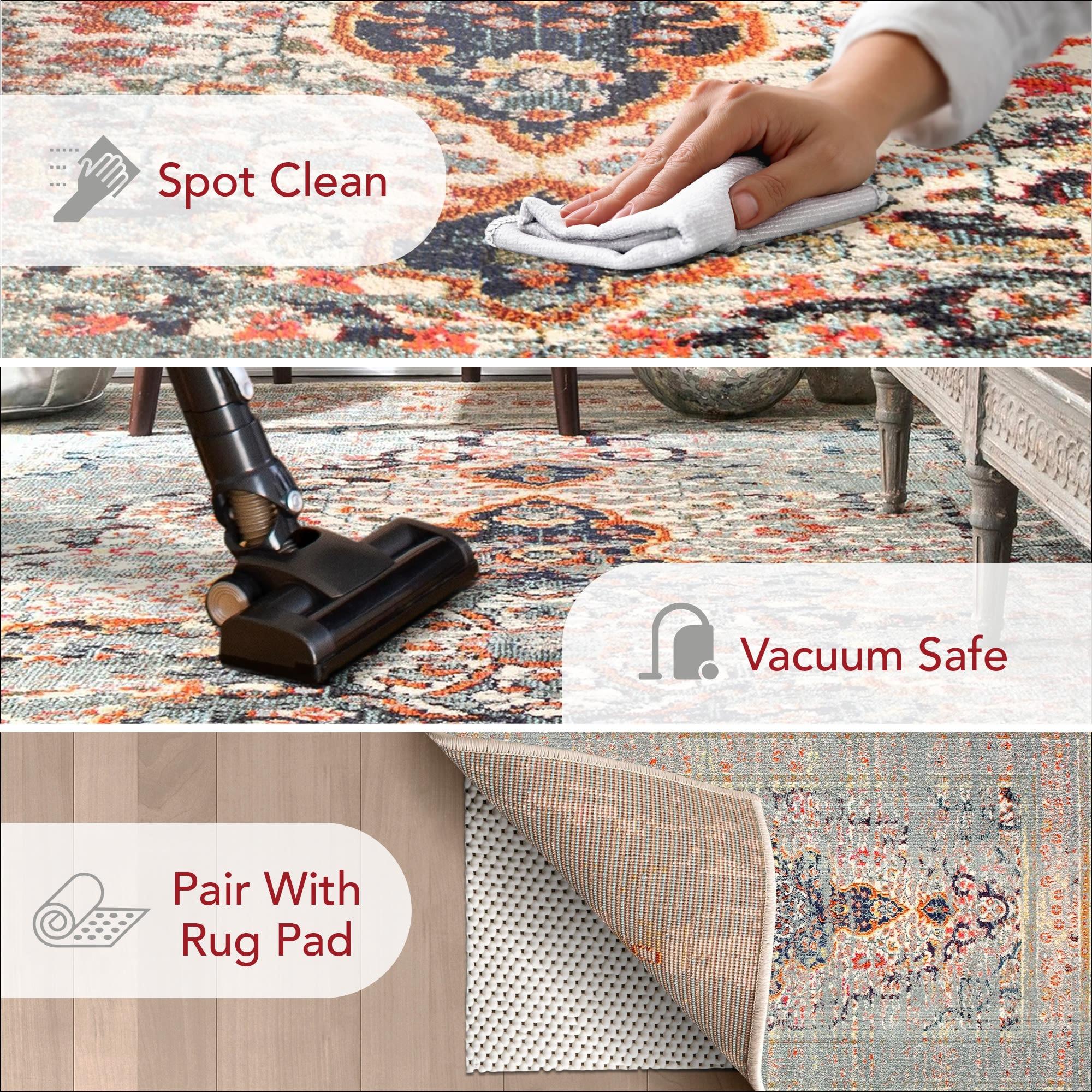 nuLOOM Sarita Distressed Persian Area Rug, 12' x 15', Gray