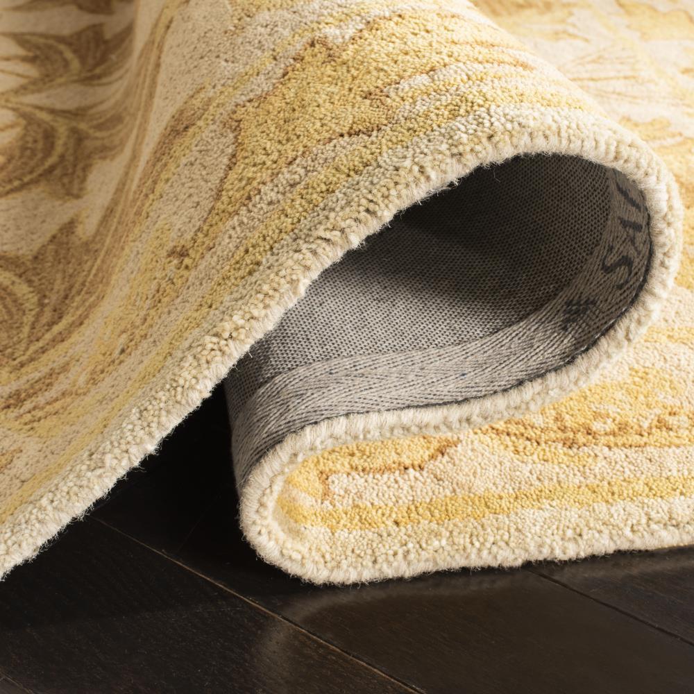 Anatolia AN541 Hand Tufted Indoor Area Rug - Beige/Gold - 6' Round - Safavieh