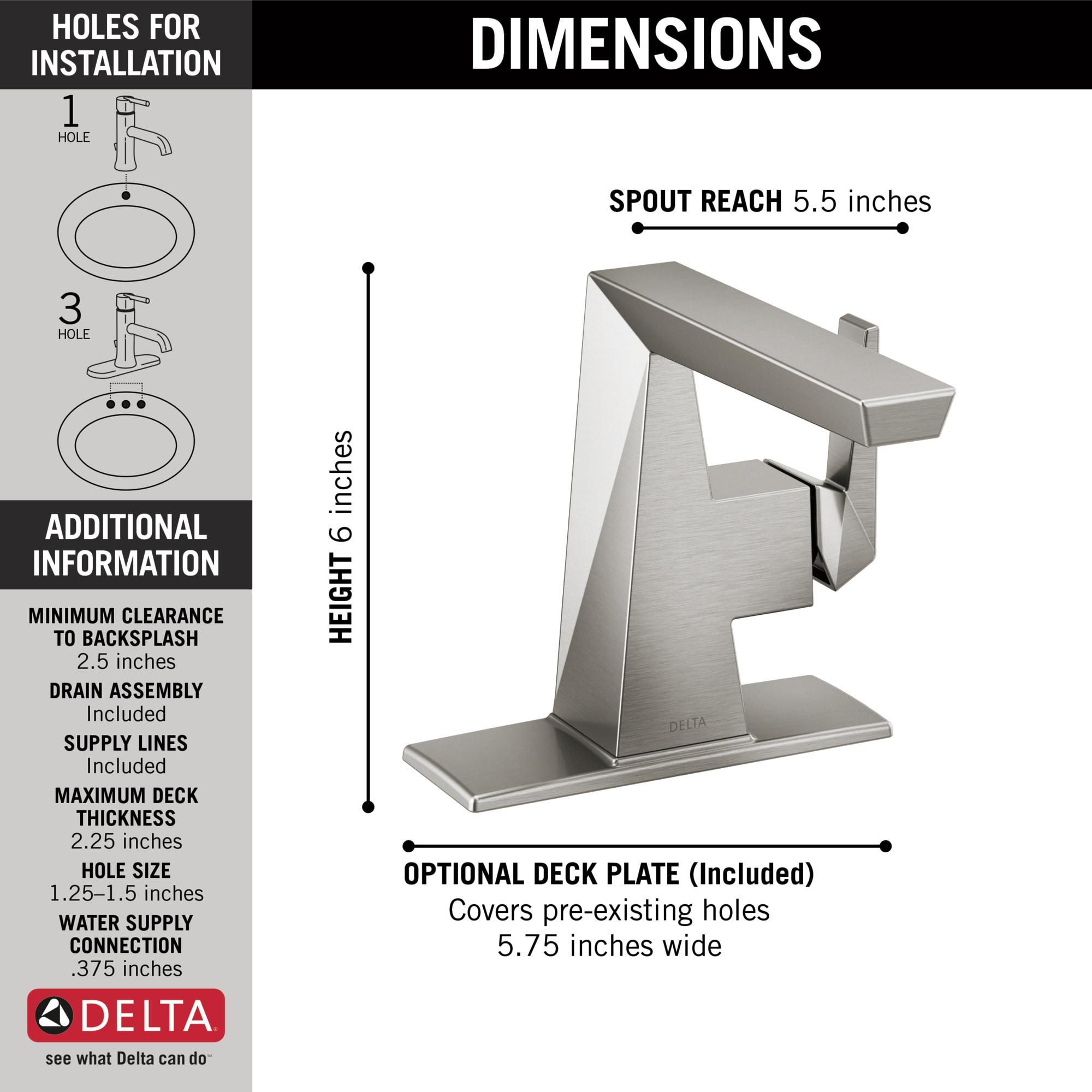 Single Handle Bathroom Faucet