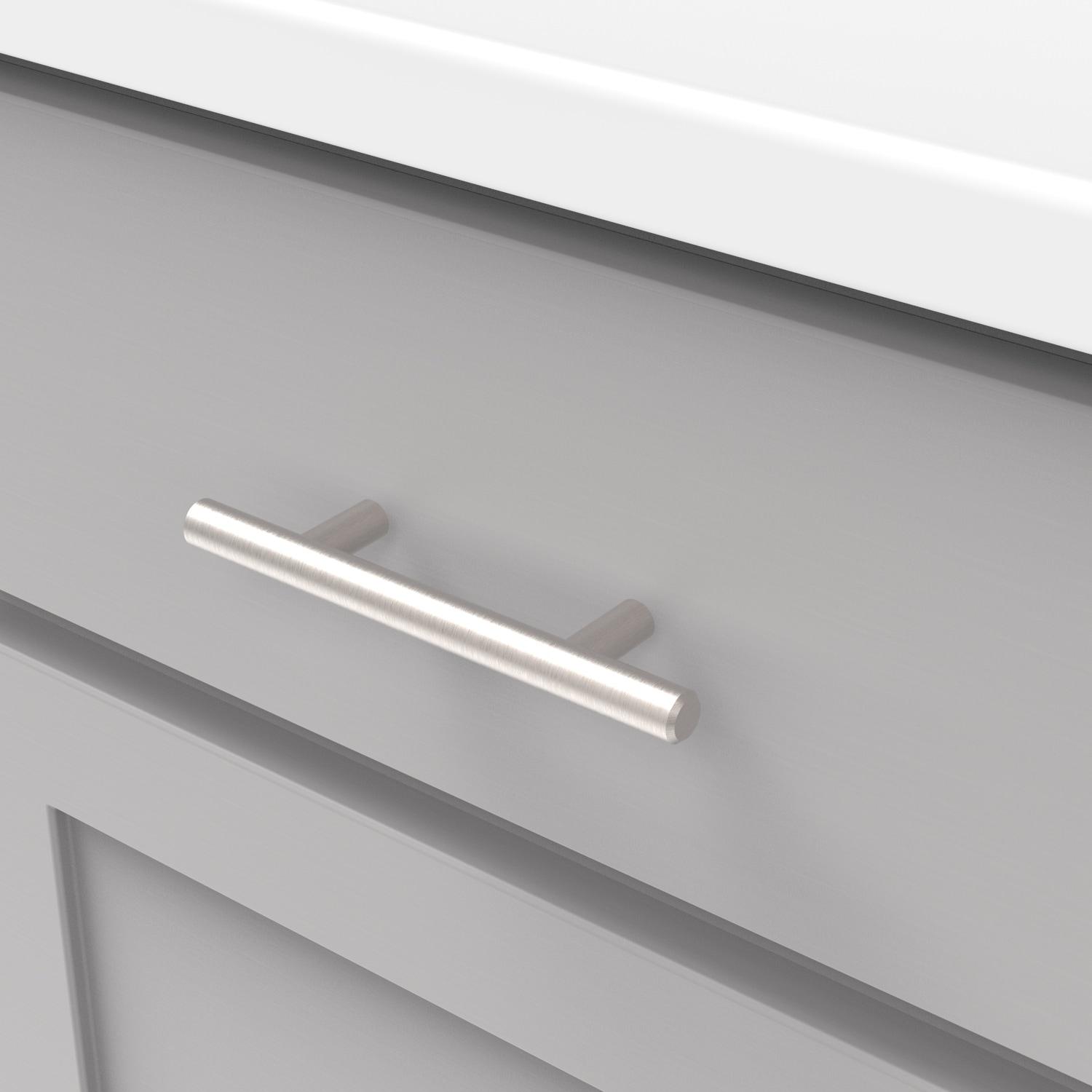 Bar Pull Kitchen Cabinet Handles, Solid Core Drawer Pulls for Cabinet Doors, 3"