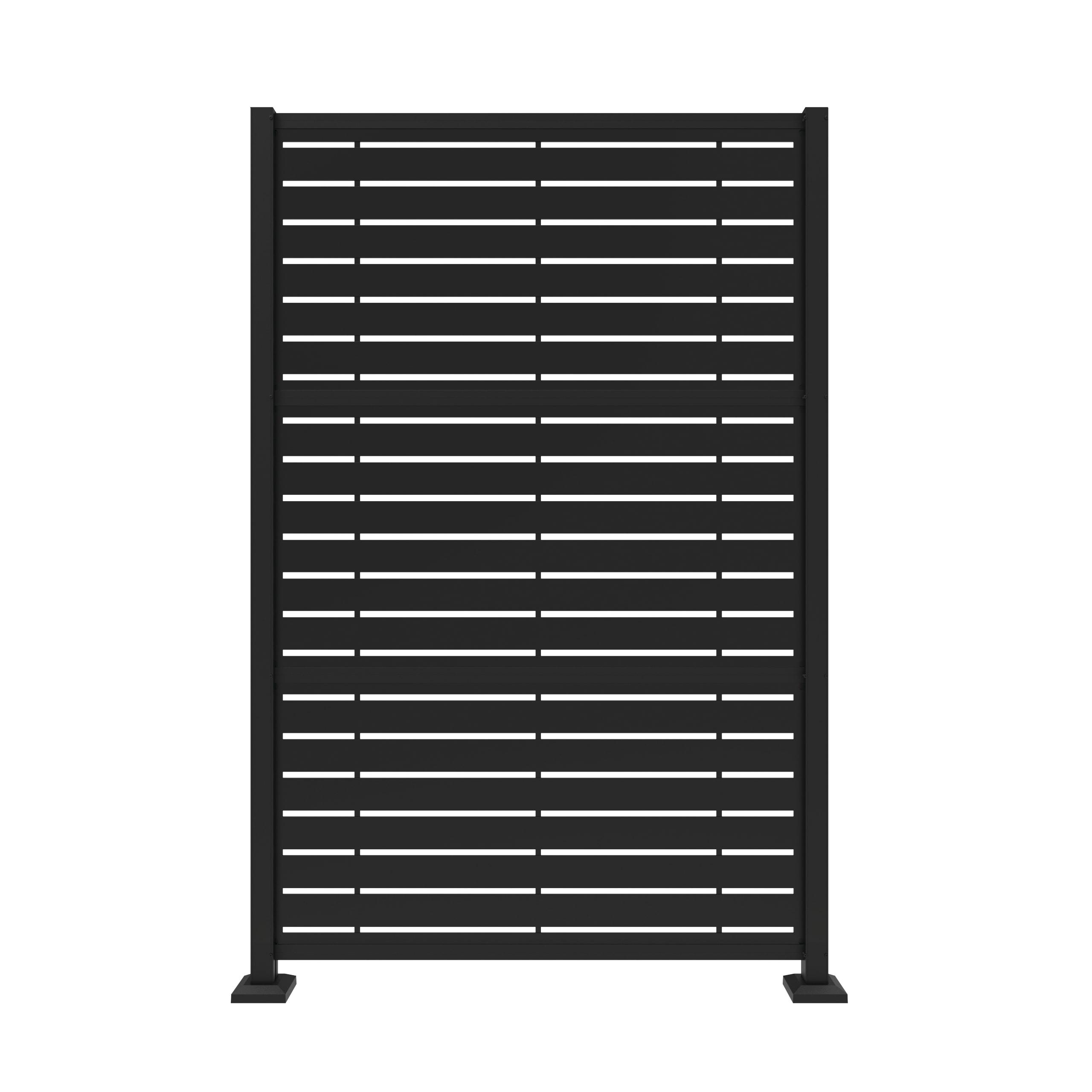 Barrette Outdoor Living Decorative Screen Panel Frame Kit with 2 ft. x 4 ft. Boardwalk
