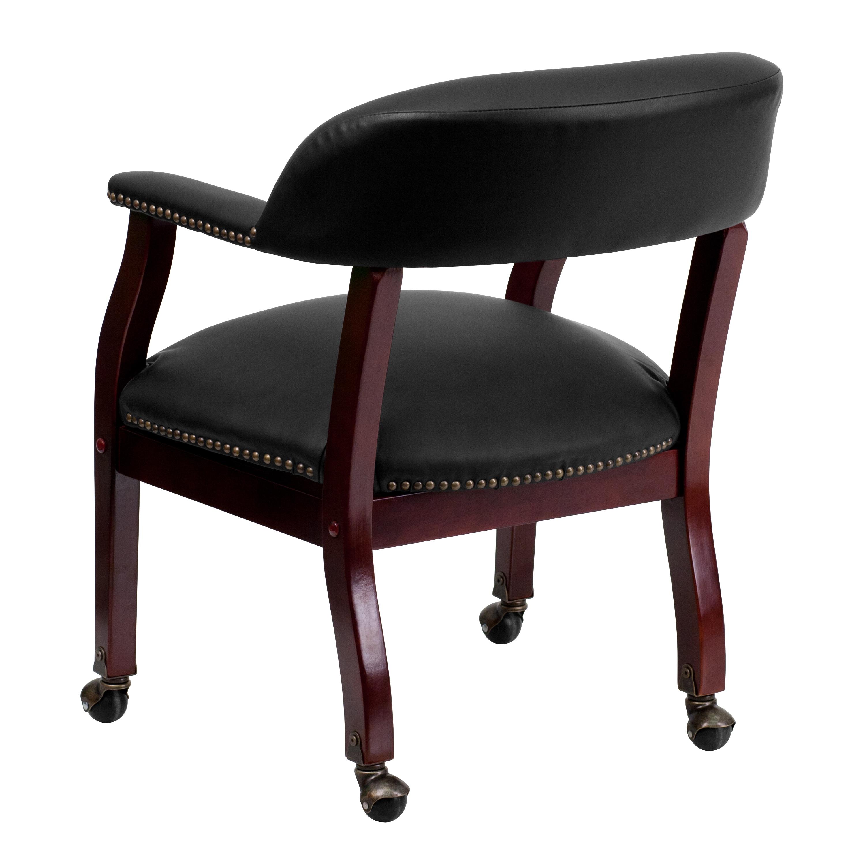 Flash Furniture Paulson Conference Chair with Accent Nail Trim and Casters
