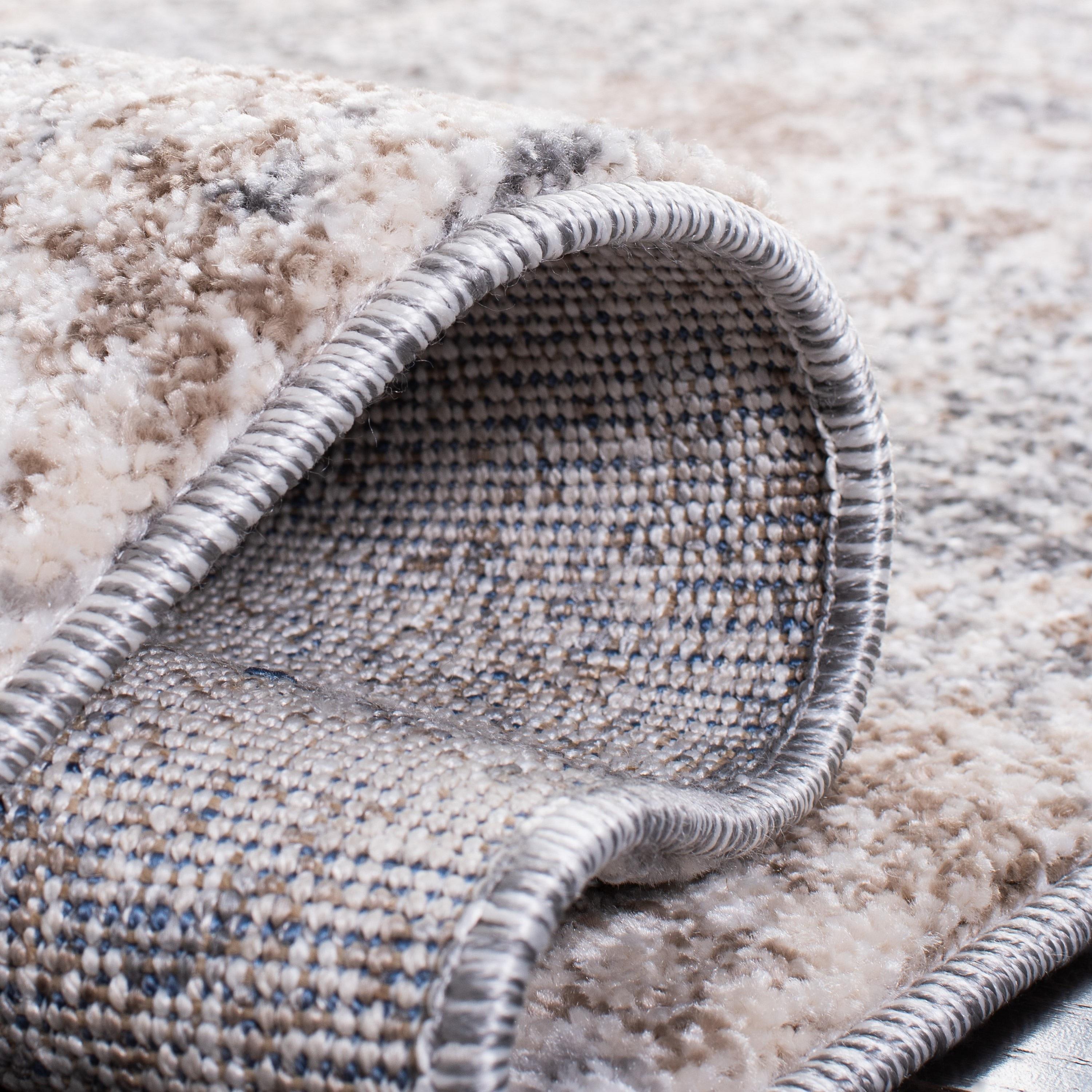 Aston ASN710 Power Loomed Accent Rug - Light Grey/Grey - 3'x5' - Safavieh.