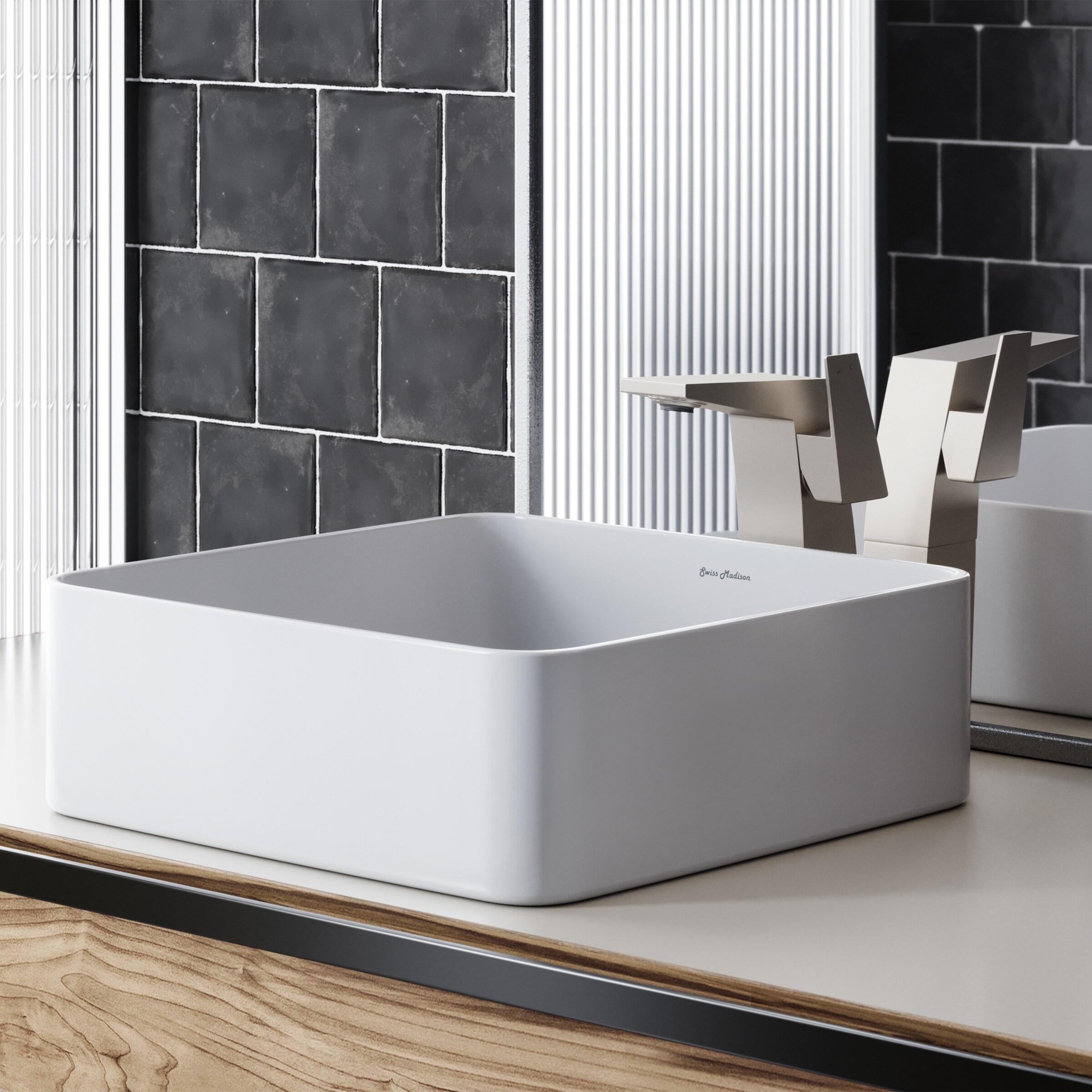 Bastille Ceramic Square Vessel Sink