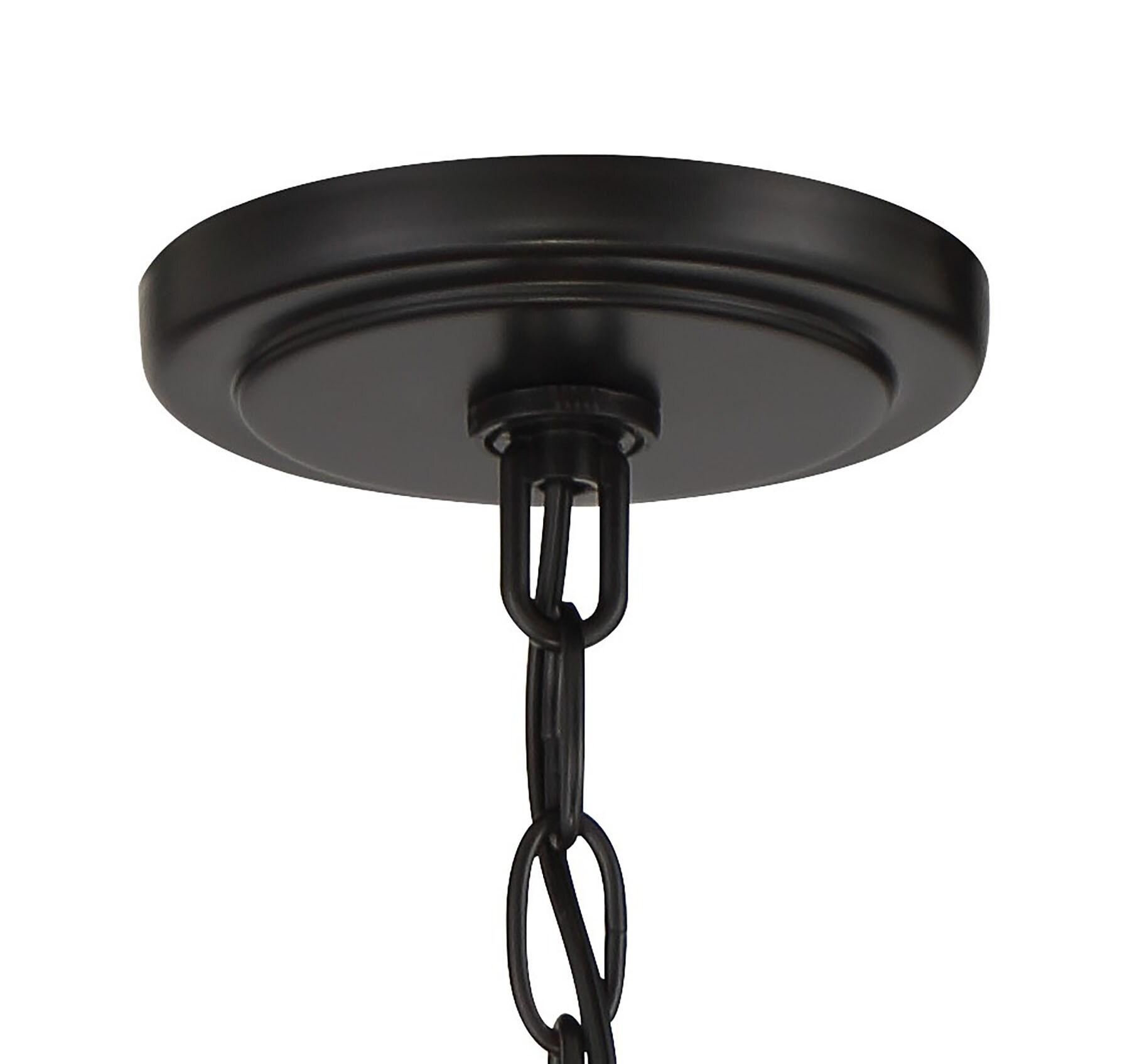 4 - Light Dimmable Lantern Geometric Chandelier