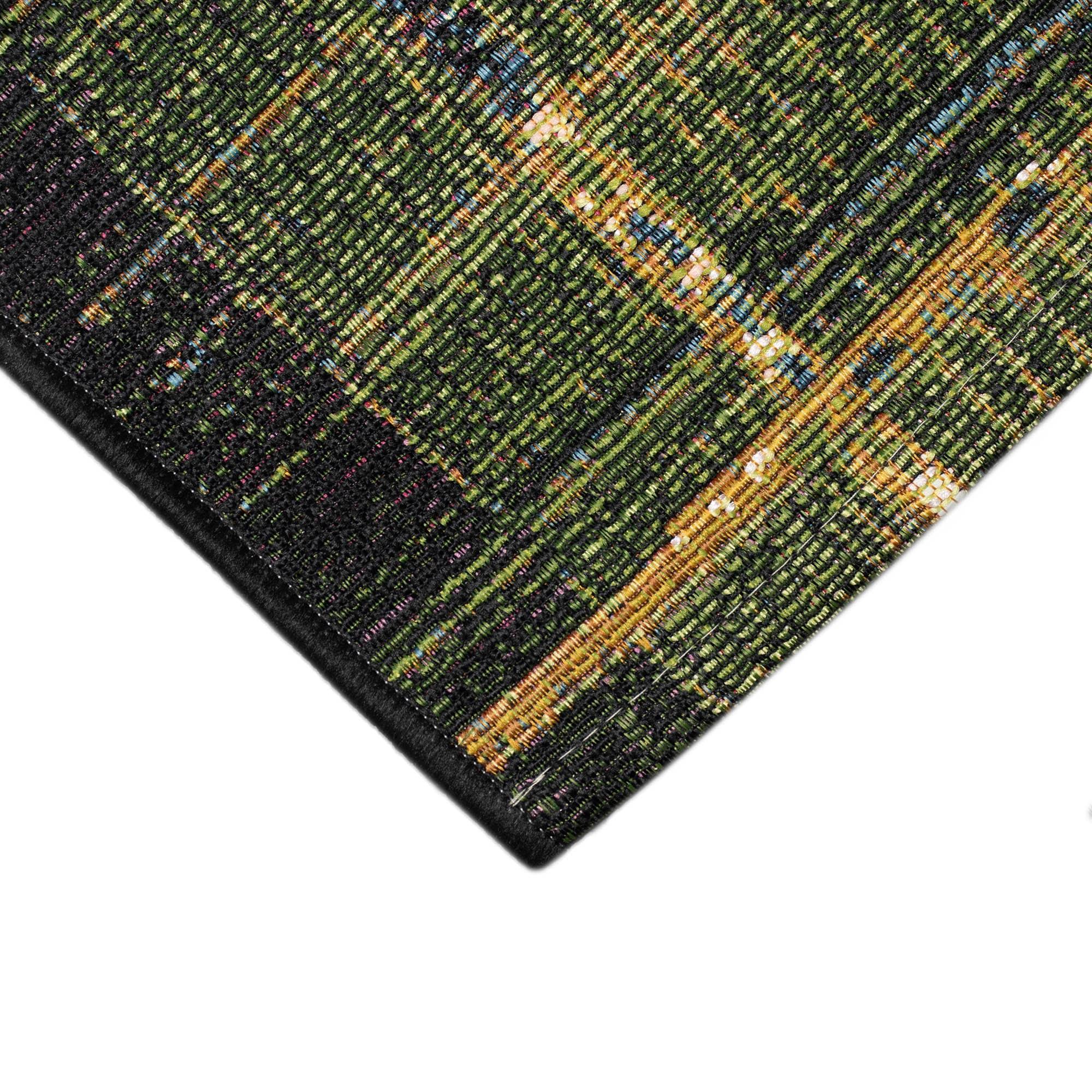 Liora Manne Marina Stripe Indoor/Outdoor Rug Green 6'6" x 9'4"