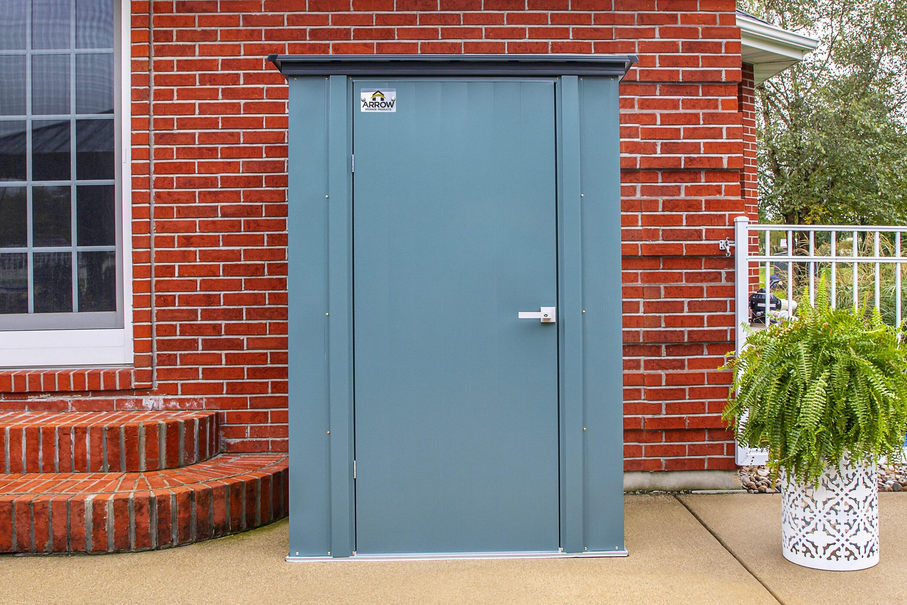 Arrow Spacemaker 4 ft. W x 3 ft. D Metal Vertical Storage Shed