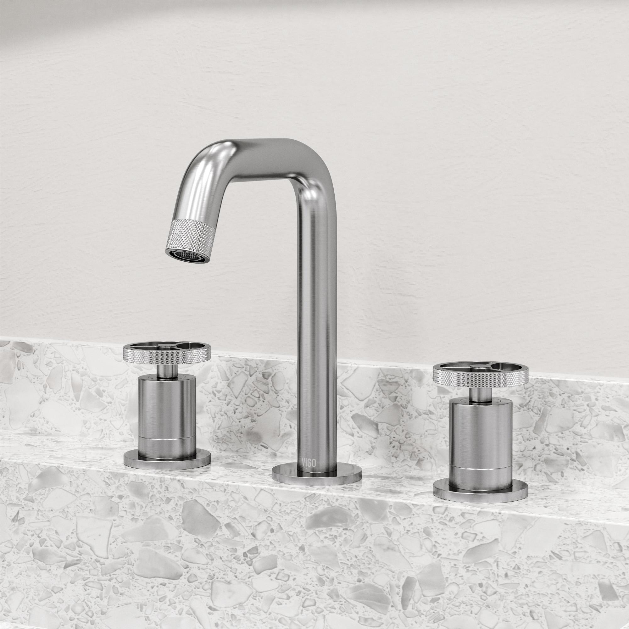 Cass 8" H Two Handle Widespread Bathroom Faucet