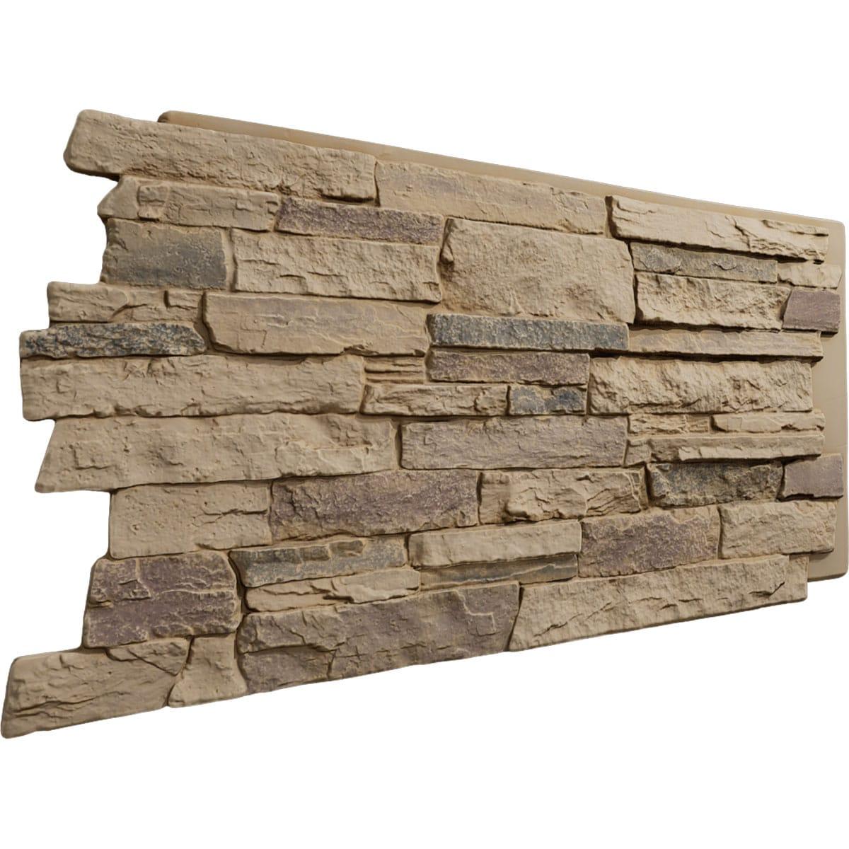 Acadia Ledge Stacked Faux Stone Wall Paneling