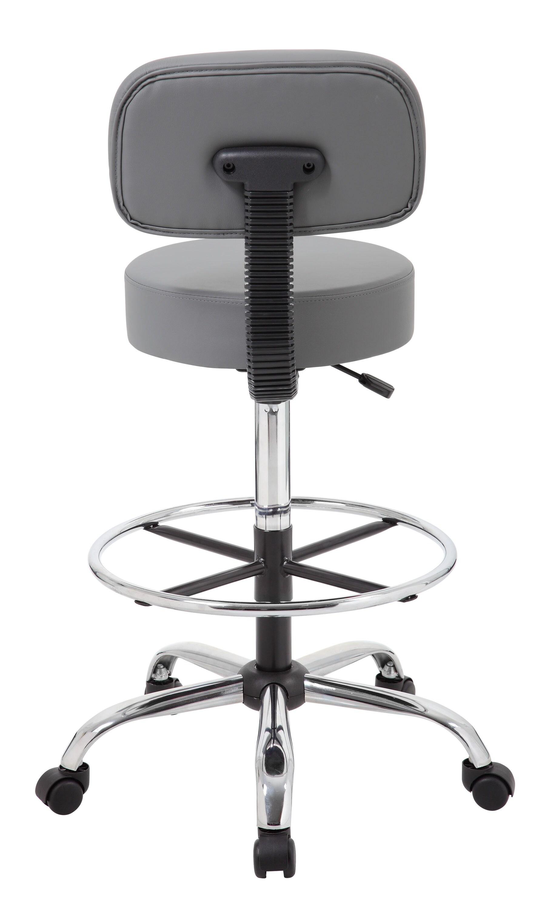 Boss Office Products Vinyl Drafting Chair