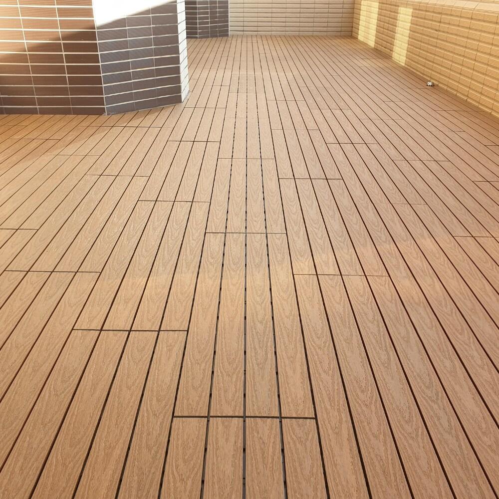 NewTechWood UltraShield Naturale 36" x 12" Composite Interlocking Deck Plank