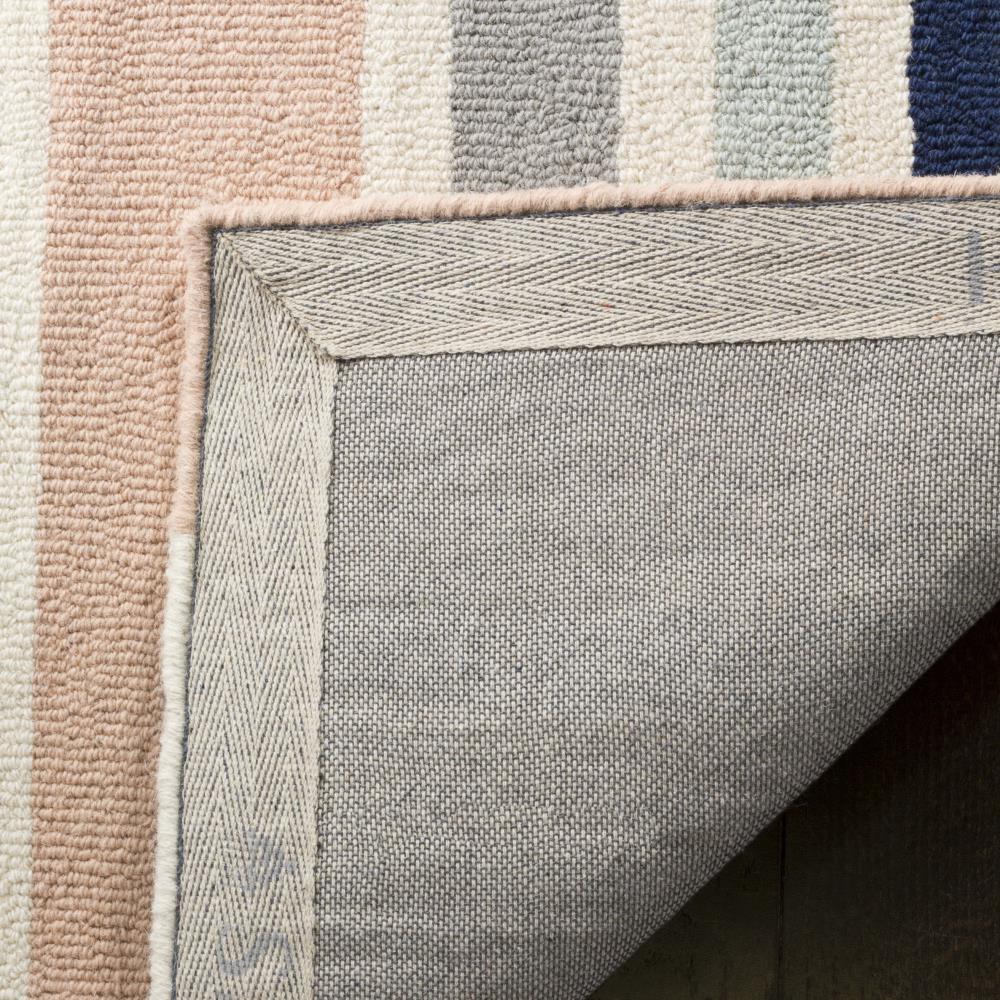 Safavieh Kids Multi Stripe SFK916 Hand Tufted Indoor Area Rug - Ivory/Multi - 5'x7' - Safavieh