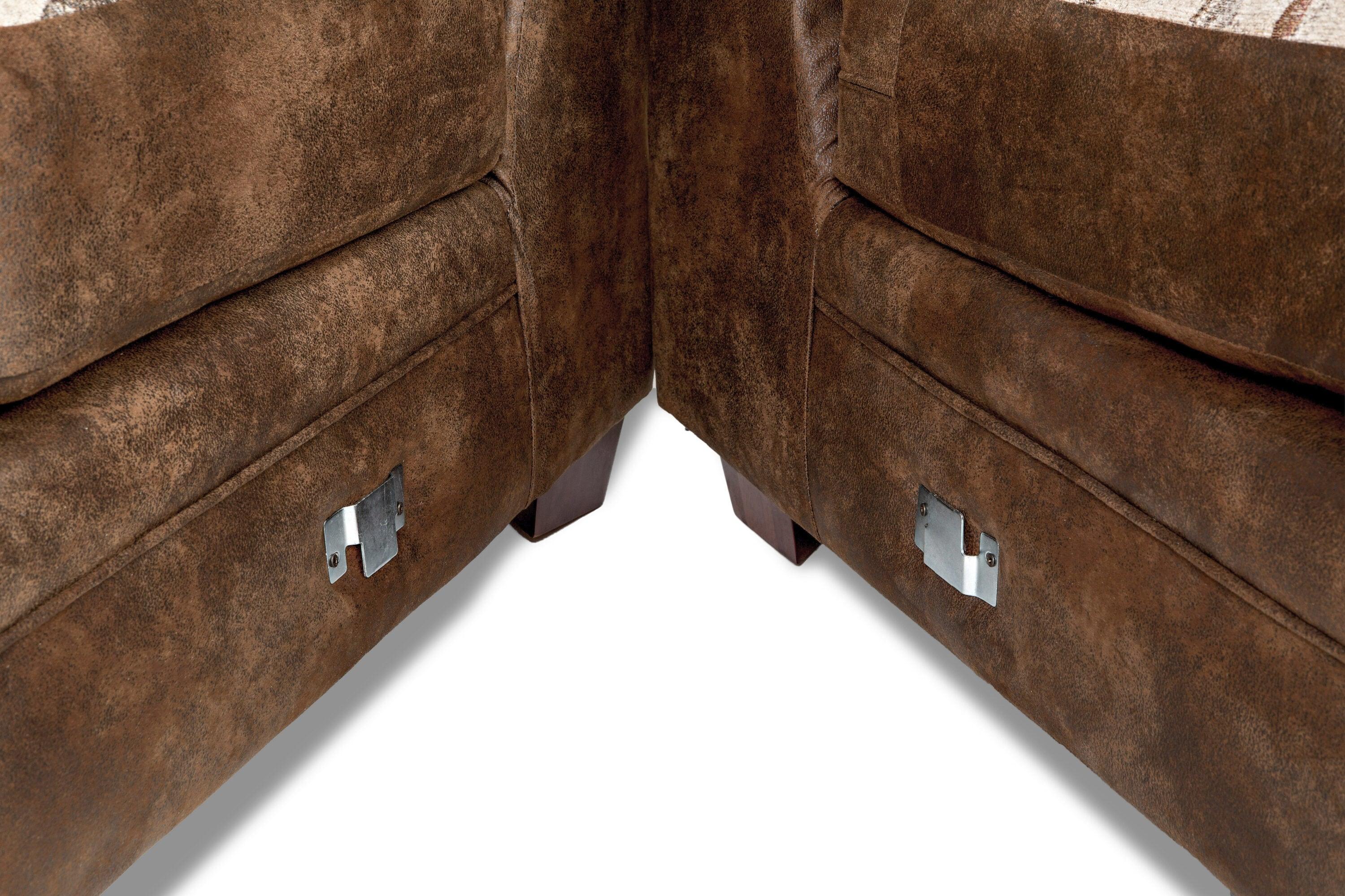 American Furniture Classics, Model 8506-40K Wild Horses Two Piece Living Room Sectional Sofa