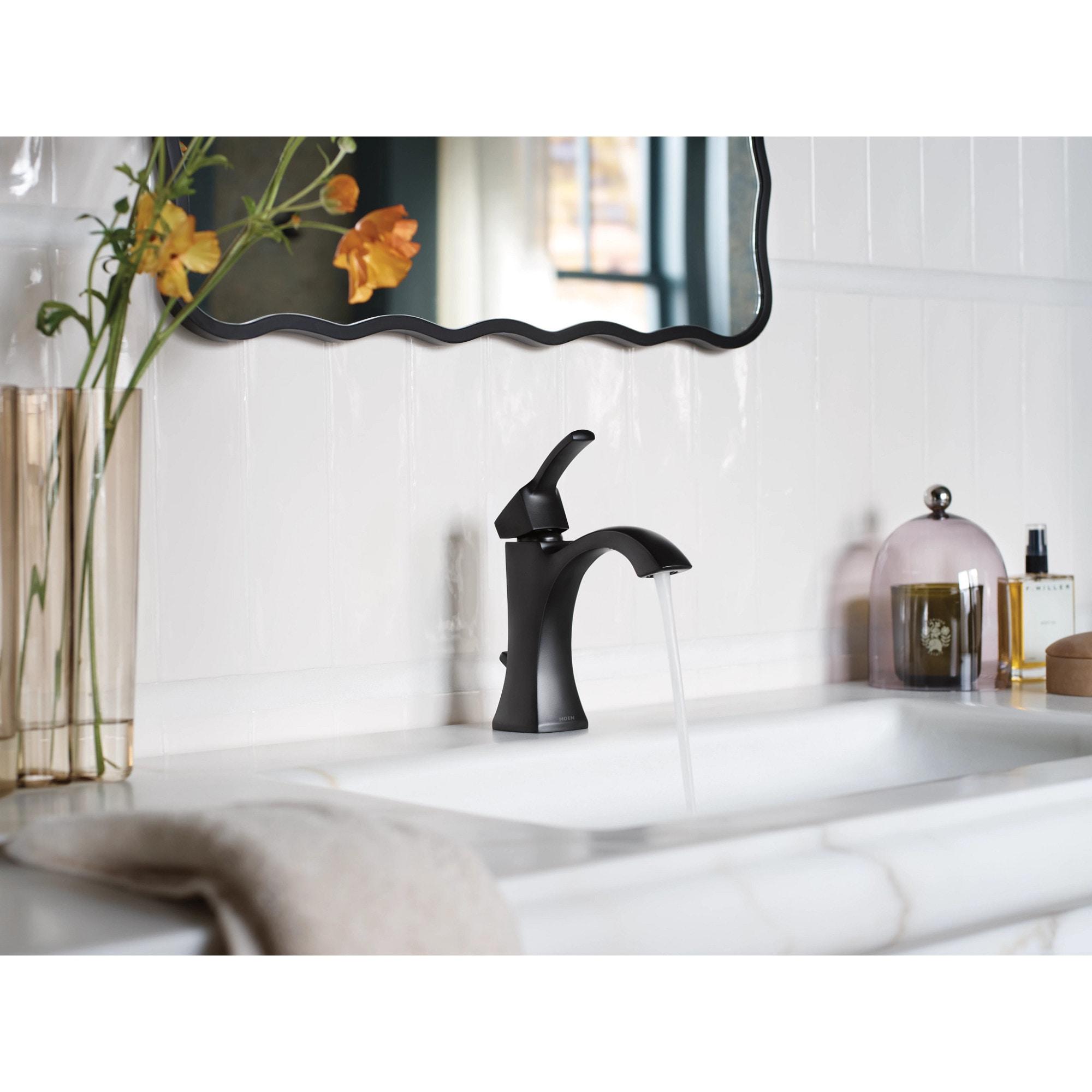 Voss Single Hole Bathroom Faucet with Drain Assembly