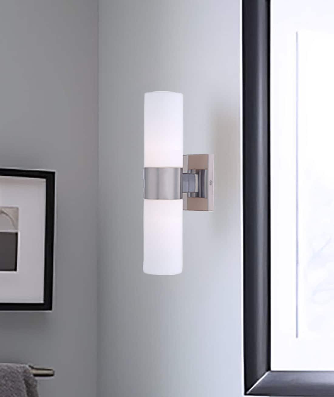 Minka Lavery Andres 13 1/2" High Brushed Nickel 2-Light Wall Sconce