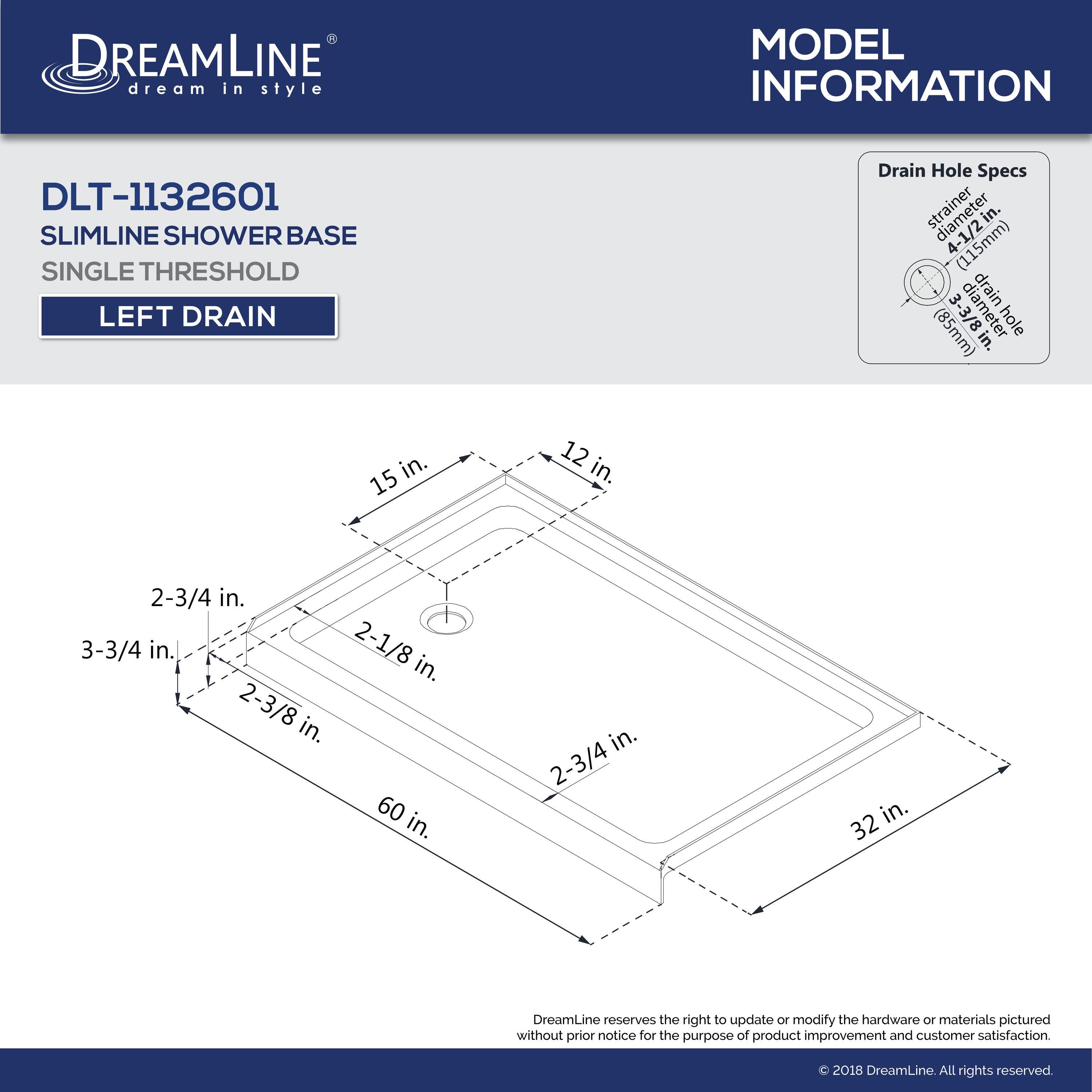 Encore 78.75" H Semi-frameless Sliding Shower Enclosure