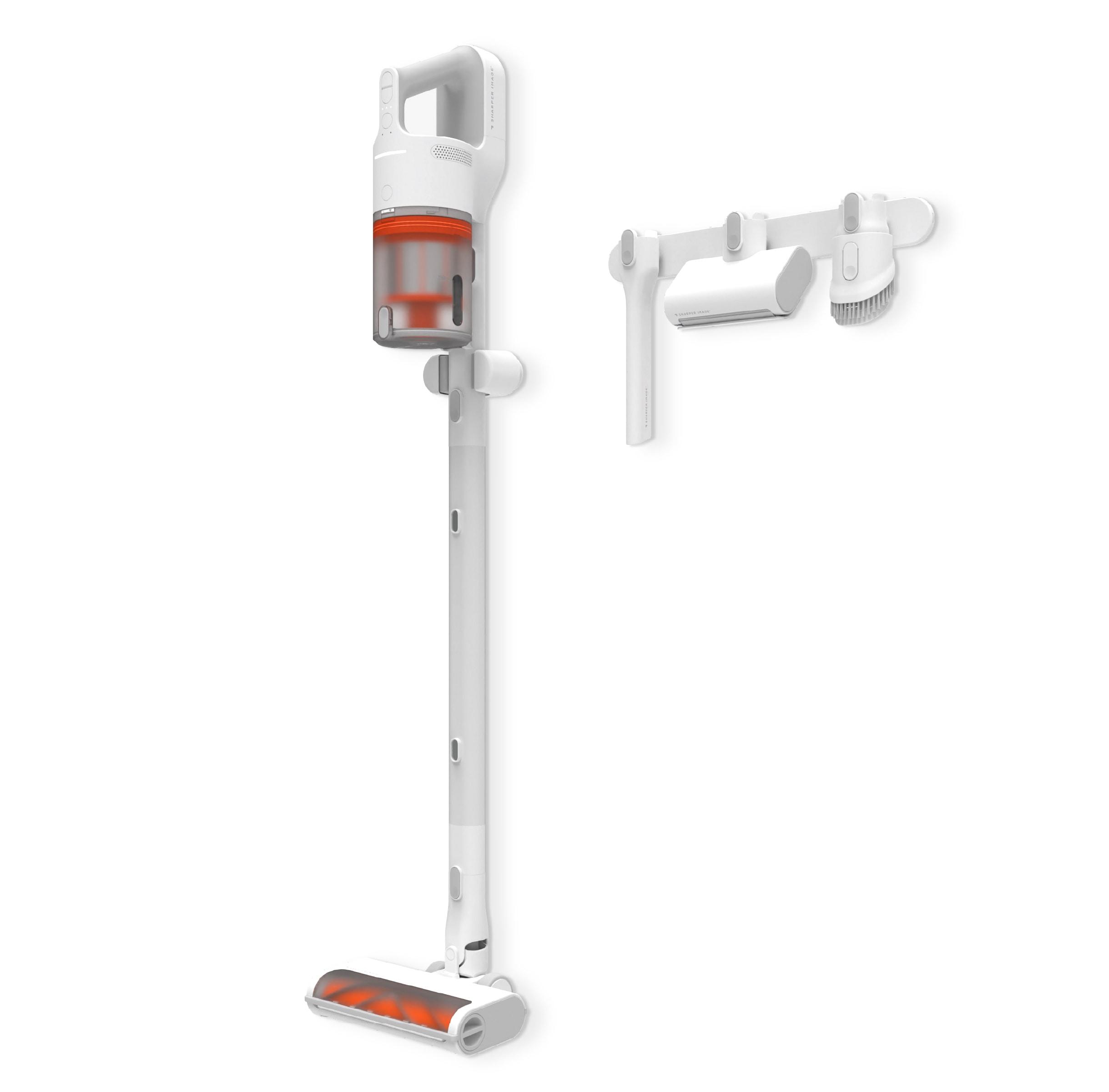 Sharper Image Stick & Handheld Combo Vacuum with 350W Motor, Cordless White: HEPA Filter, Multi-Surface, Bagless