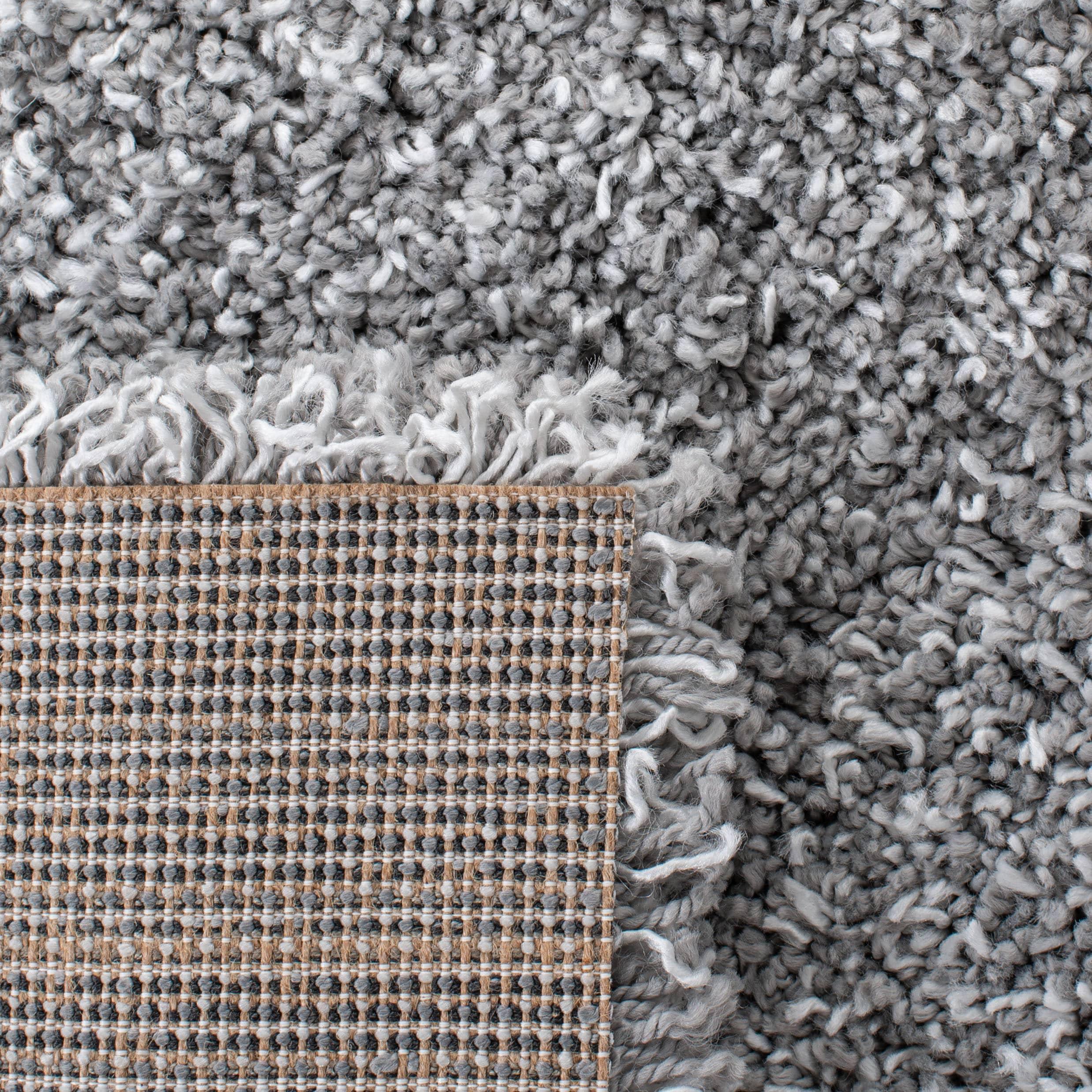 Evolution Shag EVO520 Power Loomed Area Rug - Grey - 5'3"x7'6" - Safavieh.
