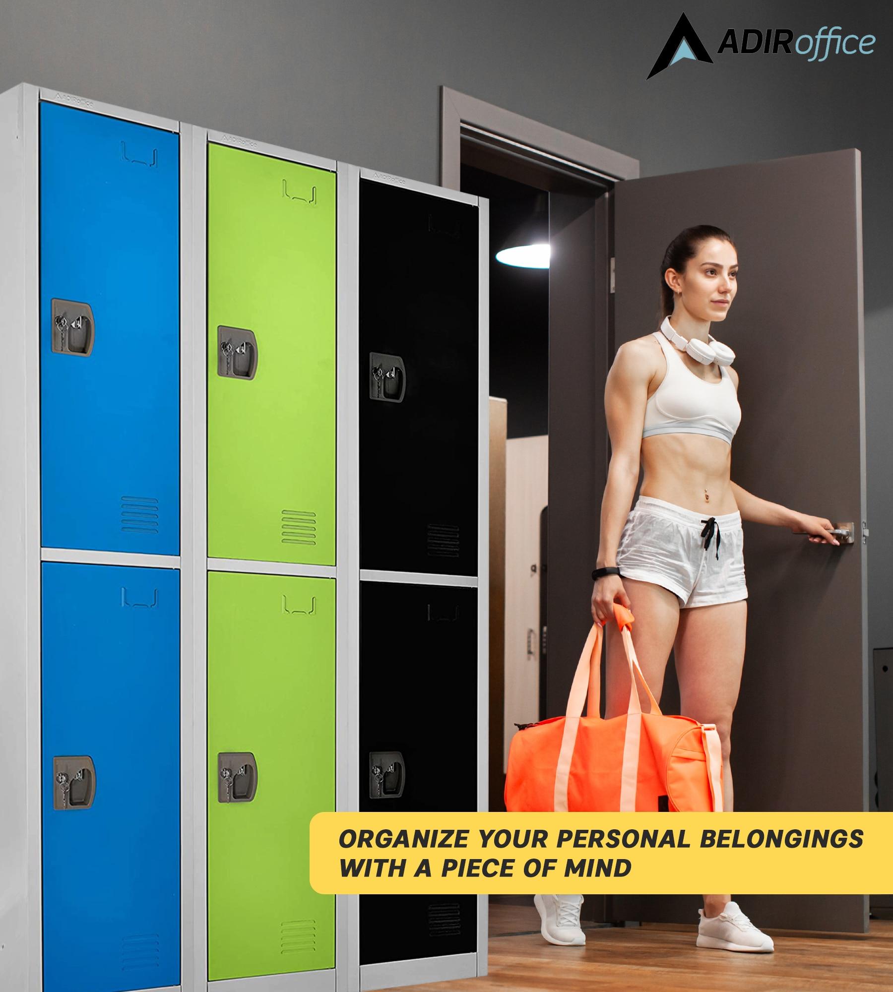 12'' Wide Steel 2-Tier School and Gym Locker