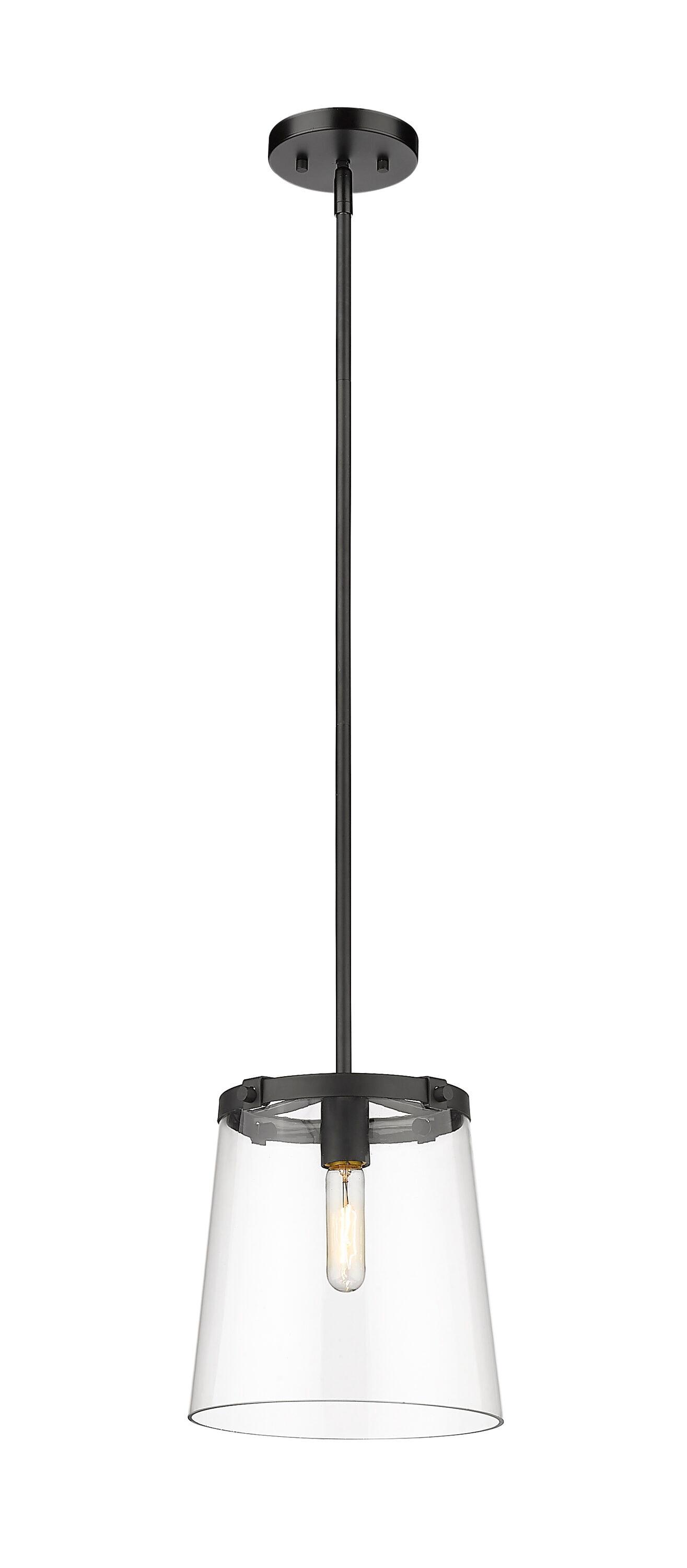 Z-Lite Callista 1 - Light Pendant in  Matte Black