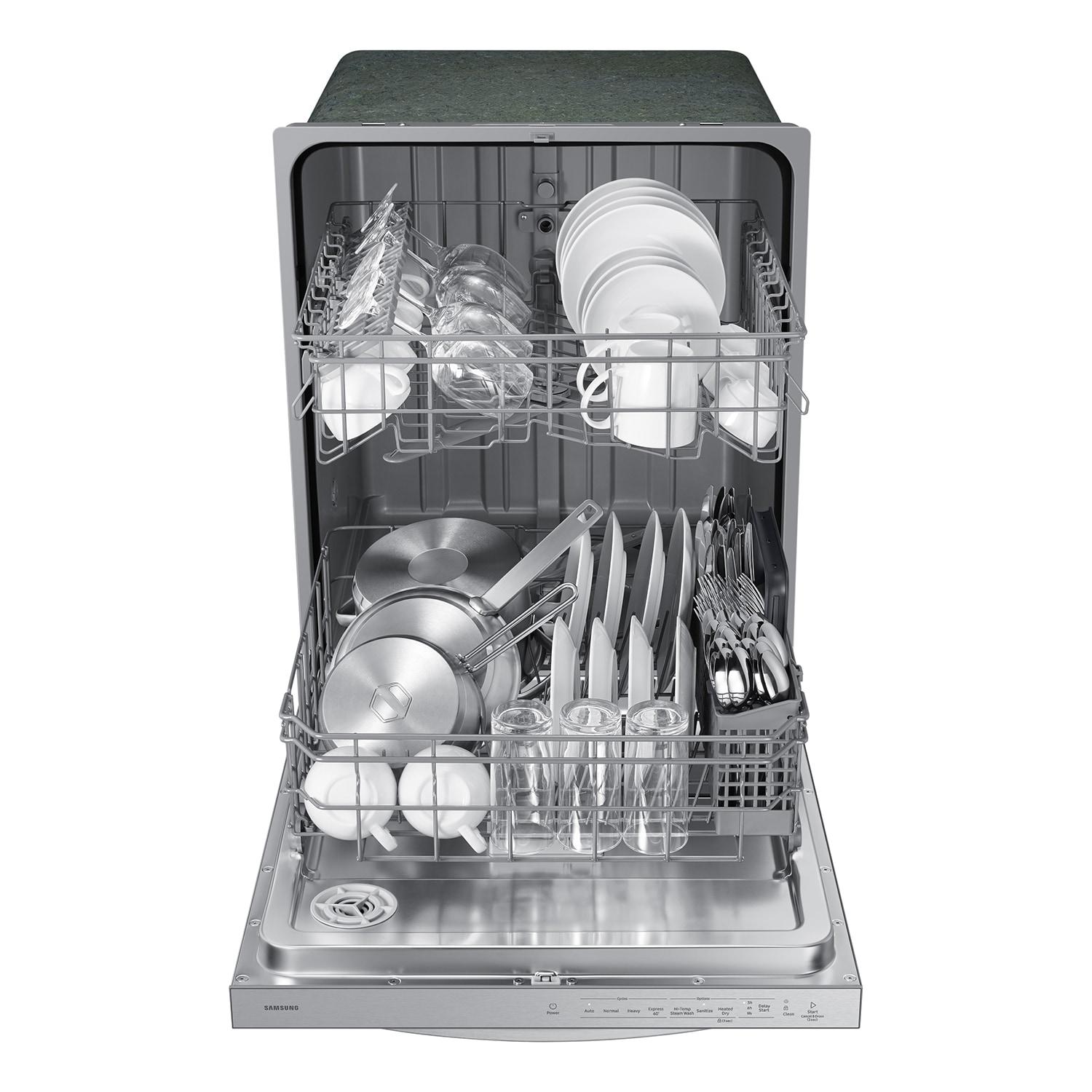 Samsung 24" 53 dBA ENERGY STAR Certified Built-in Top Control Dishwasher with Adjustable Rack