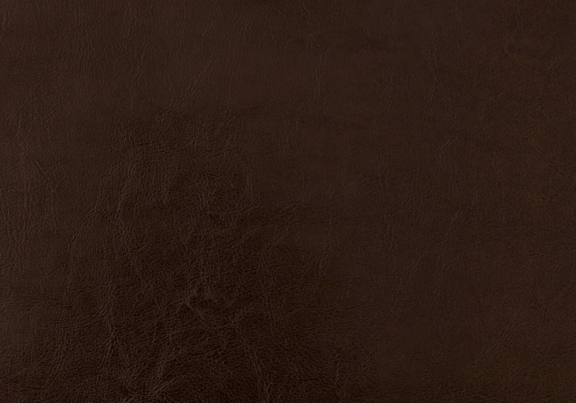 Monarch Specialties Bed Twin Size Platform Bedroom Frame Upholstered Pu Leather Look Wood Legs Brown Transitional