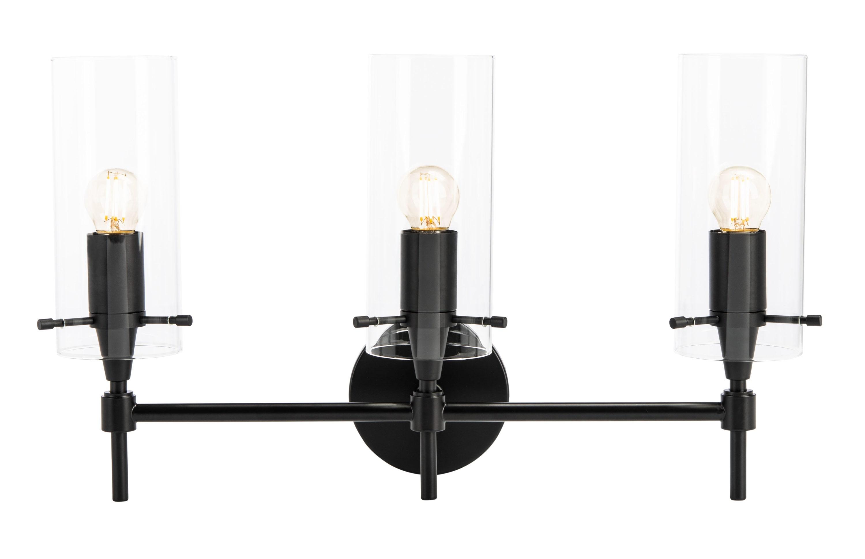 Norala Vanity Sconce - SCN5001 - Black - Safavieh