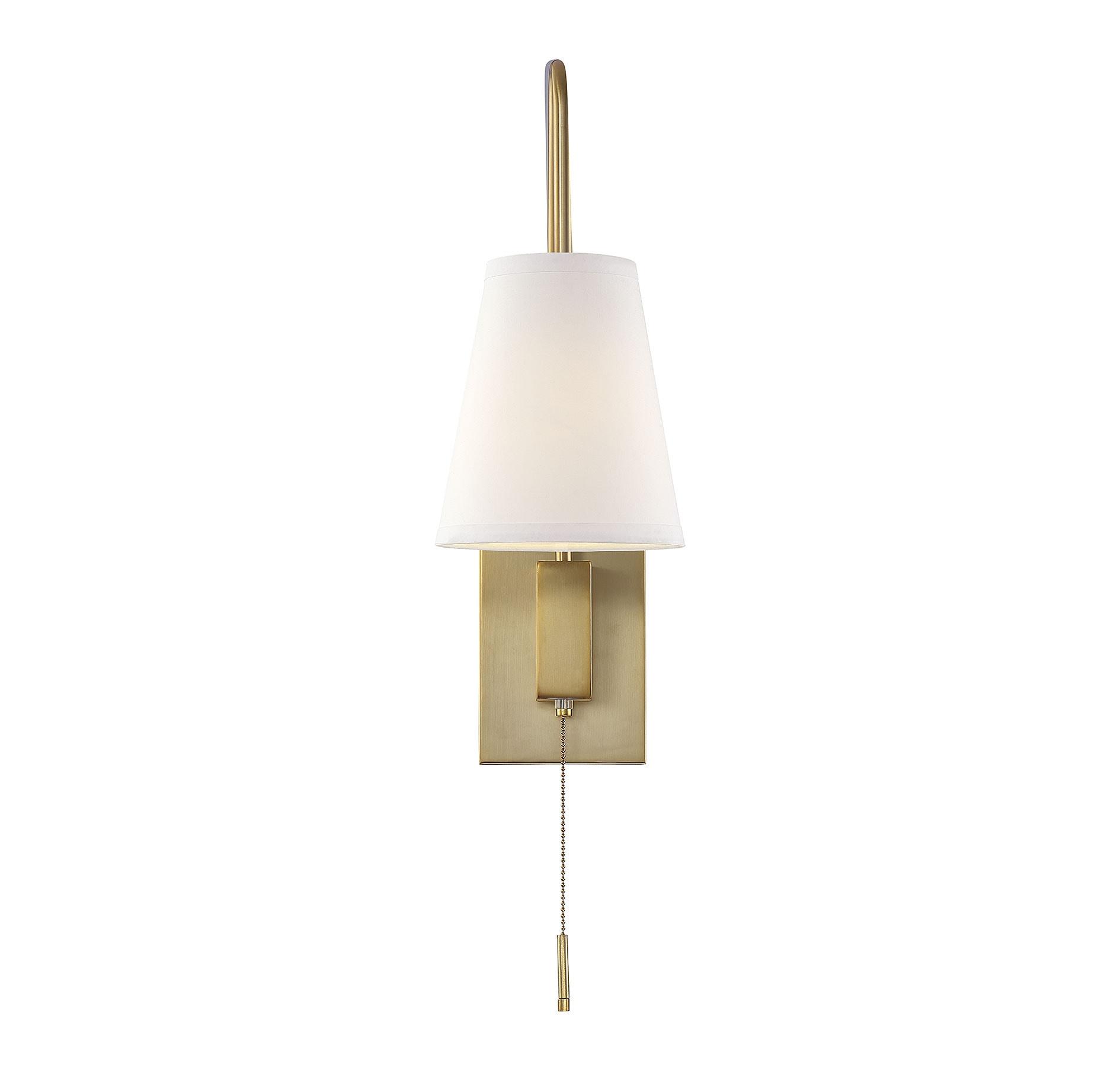 Savoy House Owen 1 - Light Swing Arm Lamp in  Warm Brass